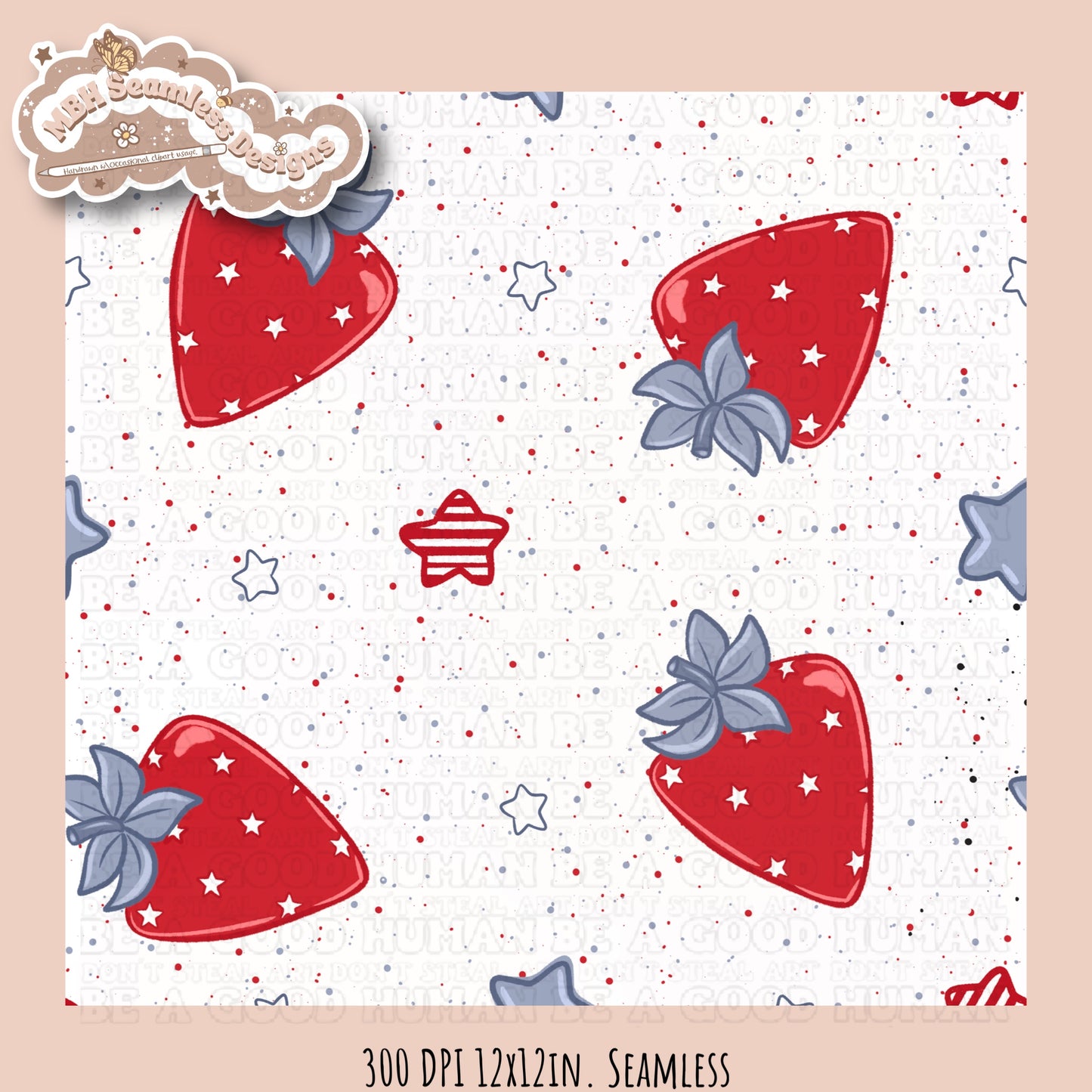 Strawberry Shortcake FOJ Coord Rainbows Seamless Pattern •Multiple Colorways