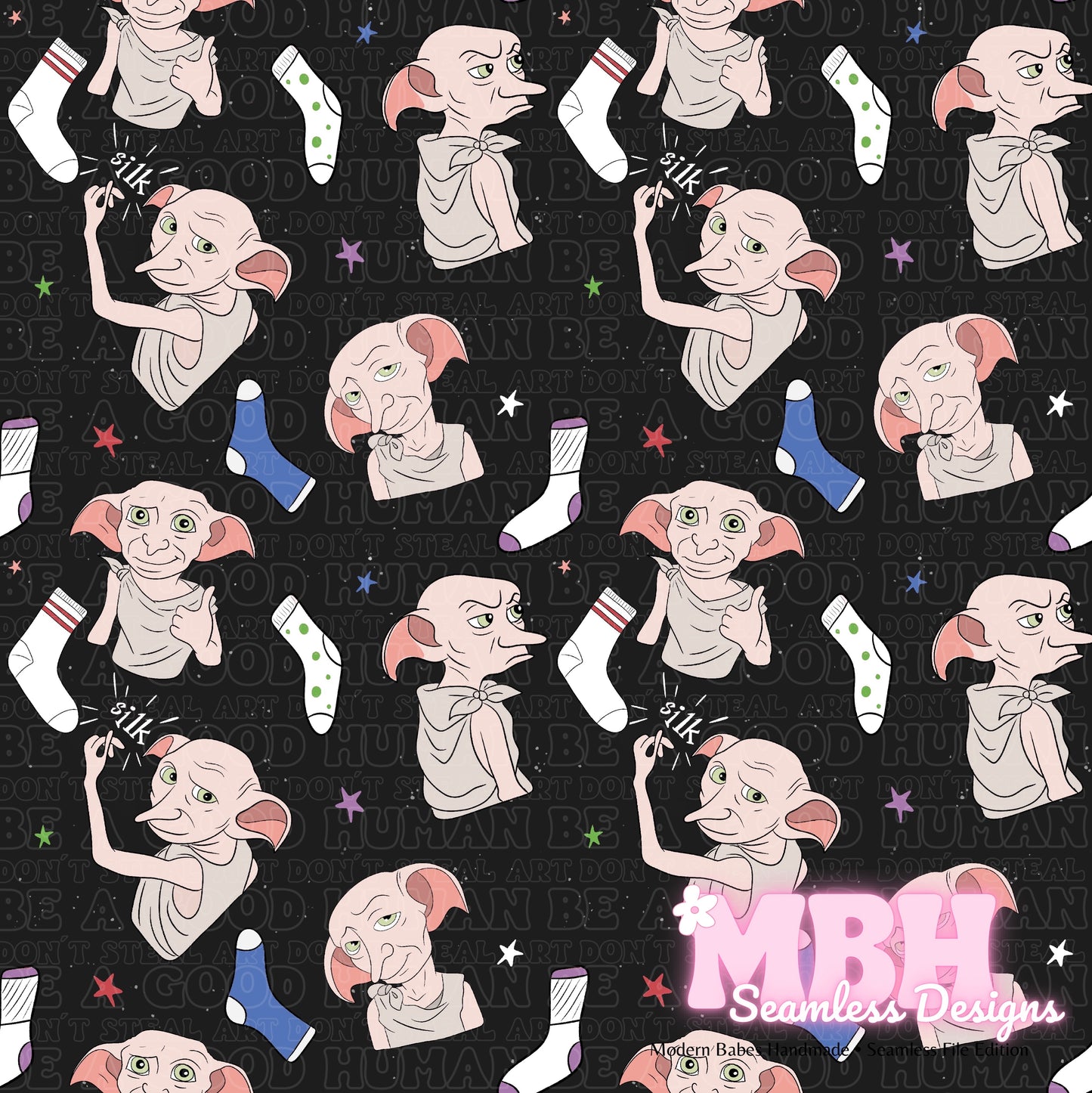 Starry Dobby Seamless Pattern