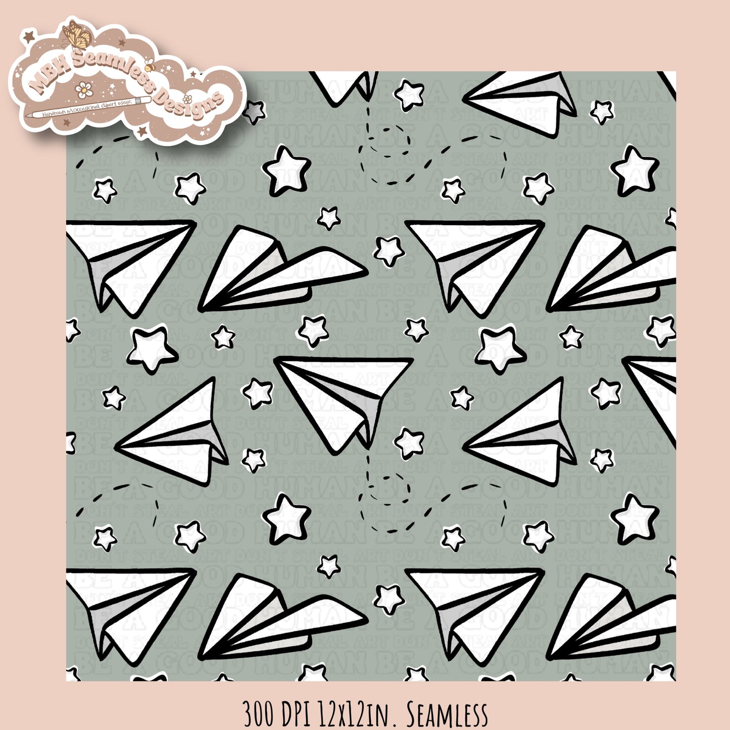 Starry Paper Airplanes•Multiple Colorway Options