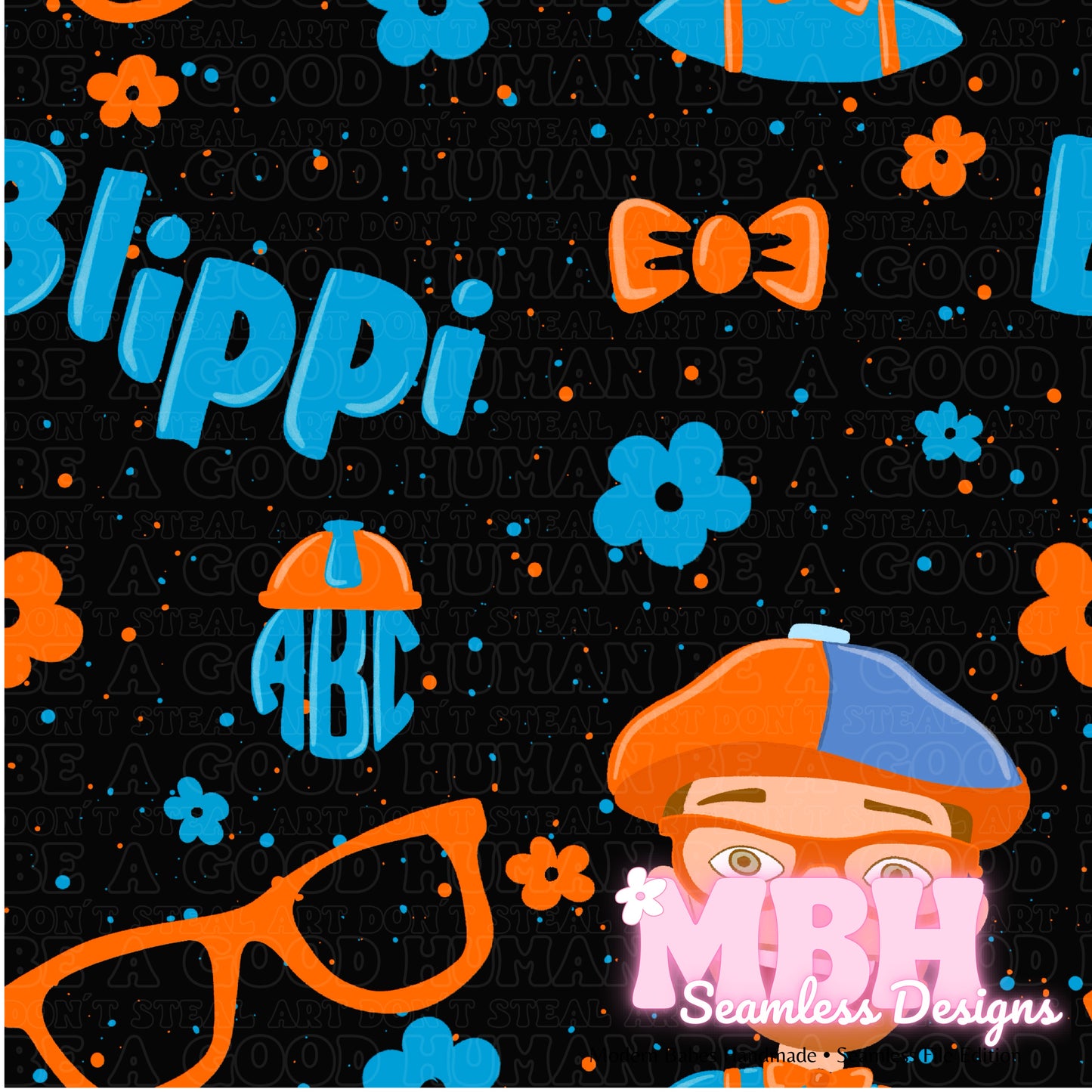 Floral Blippi SPEX Seamless Pattern MULTIPLE COLORWAYS