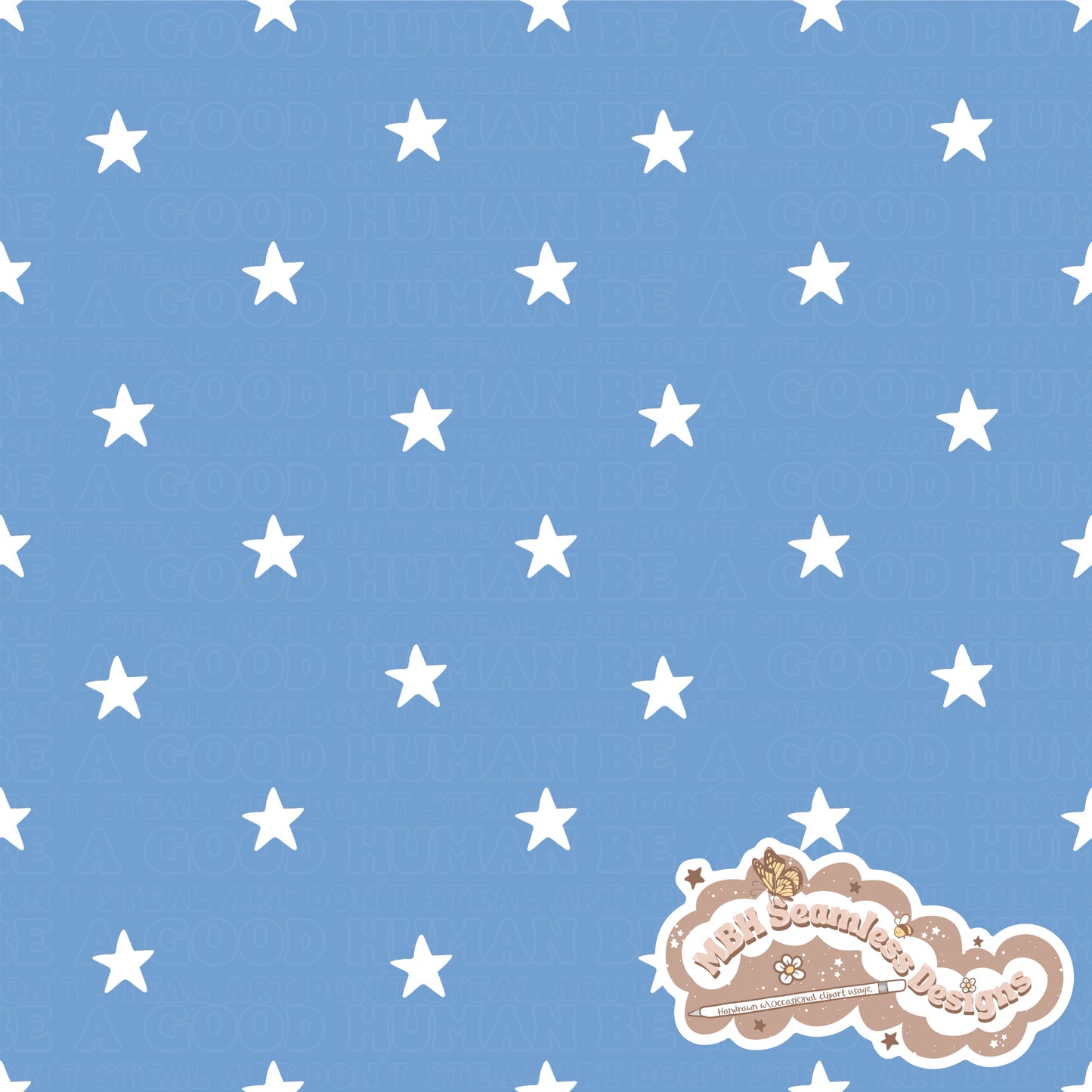Patriotic Frozen Seamless Pattern & COORD