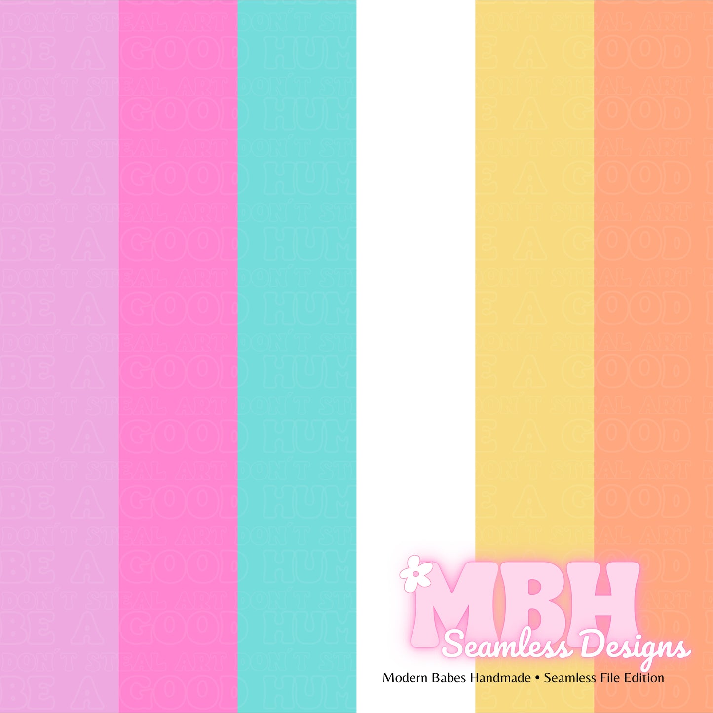 Summer Stripes Seamless Pattern