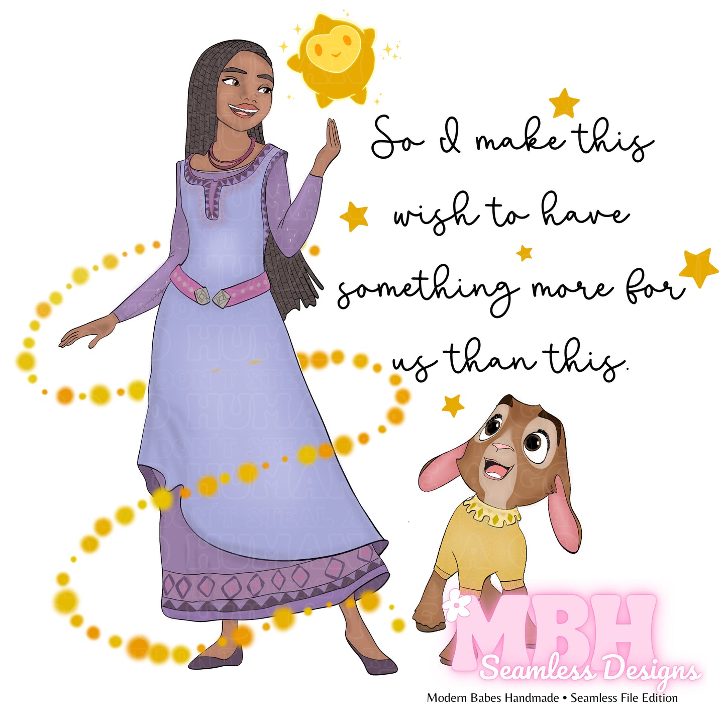 Asha Wish Assorted Colorways Seamless Pattern