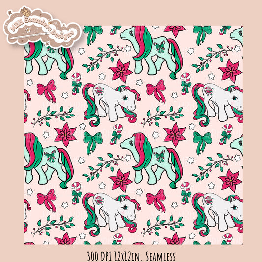 MLP Christmas Seamless Pattern // Assorted Colorways