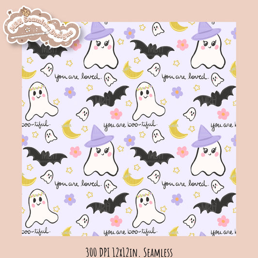 Affirmation•Hextober 25 // Seamless Pattern // PNG //Assorted Colorways