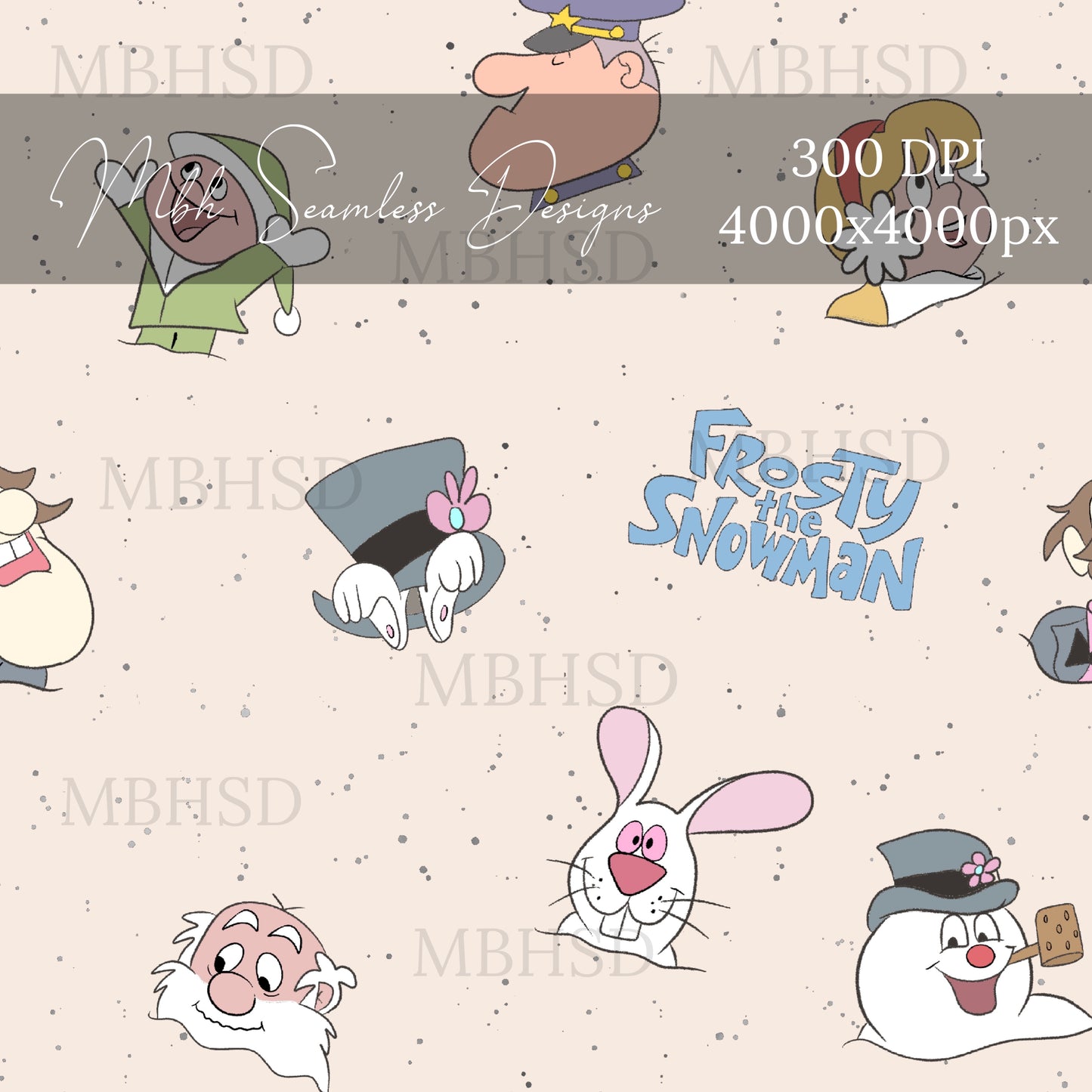 Frosty and Friends Seamless File