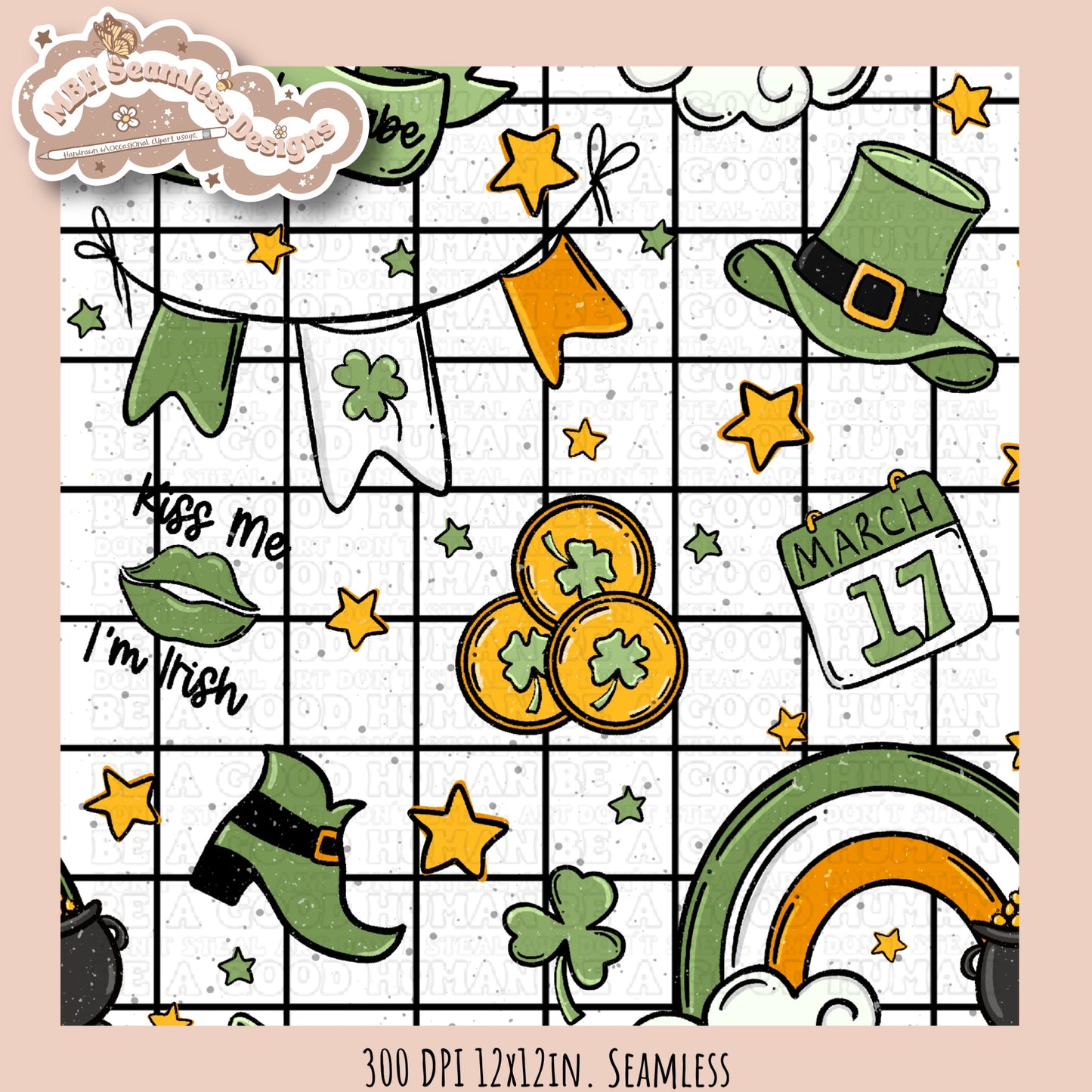 St. Patty’s Day Assorted Colorways Seamless Pattern