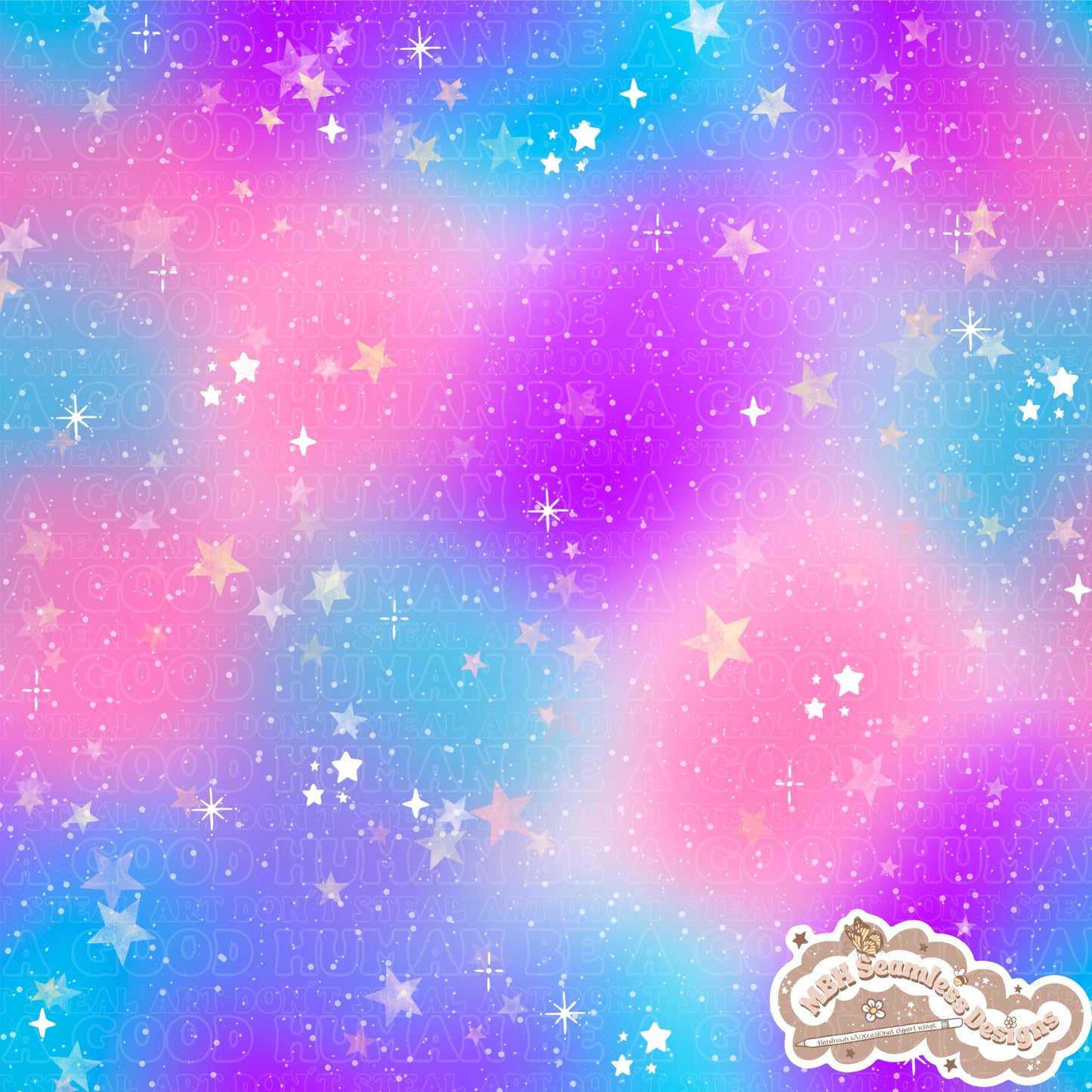 Girly Galaxy Seamless Pattern & COORD
