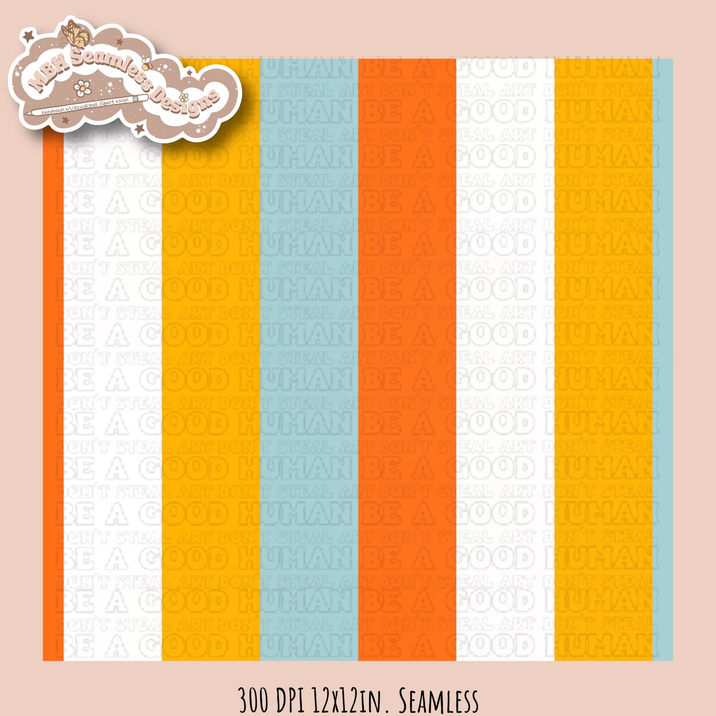 Groovy Vibes Seamless Pattern • Multiple Colorway Optims