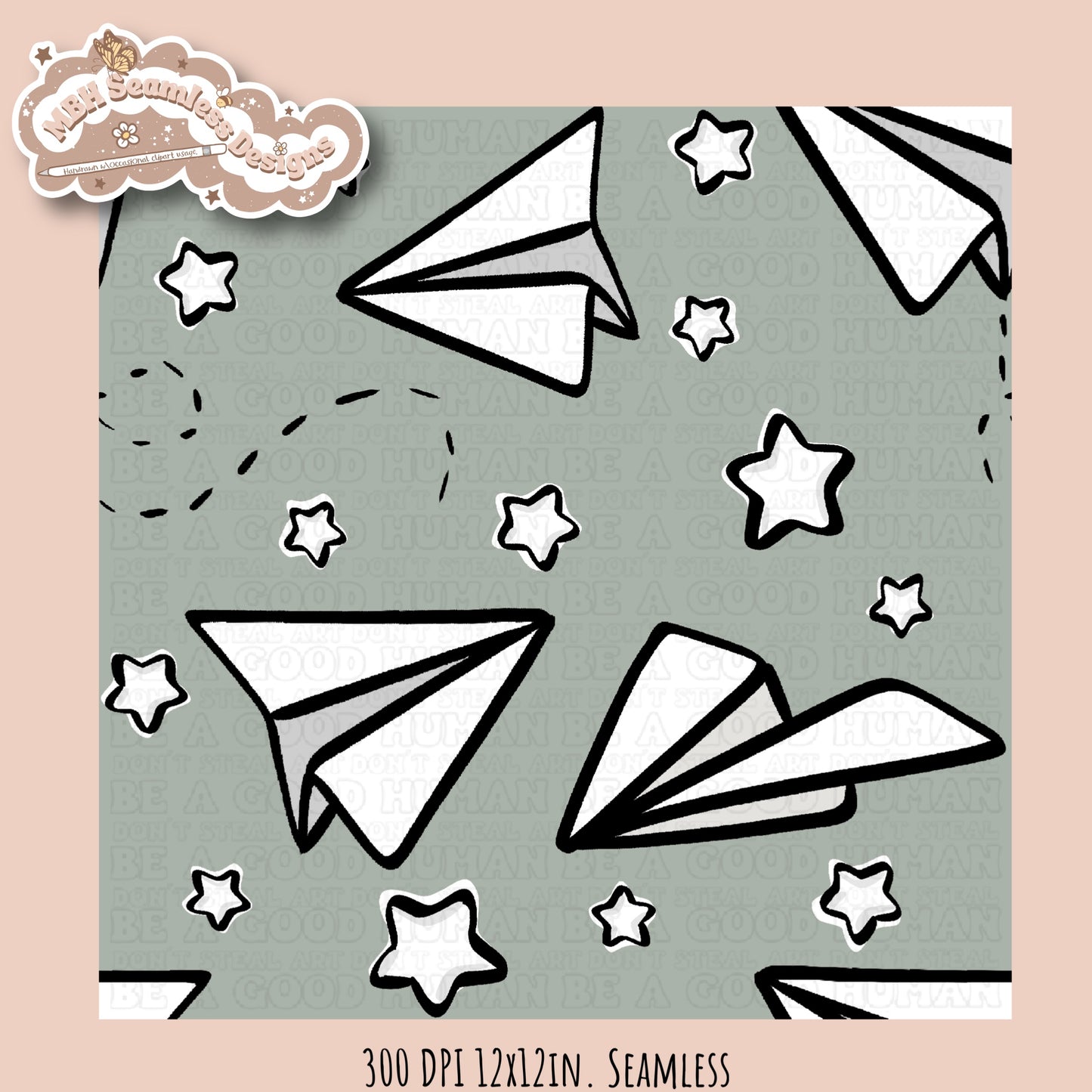 Starry Paper Airplanes•Multiple Colorway Options