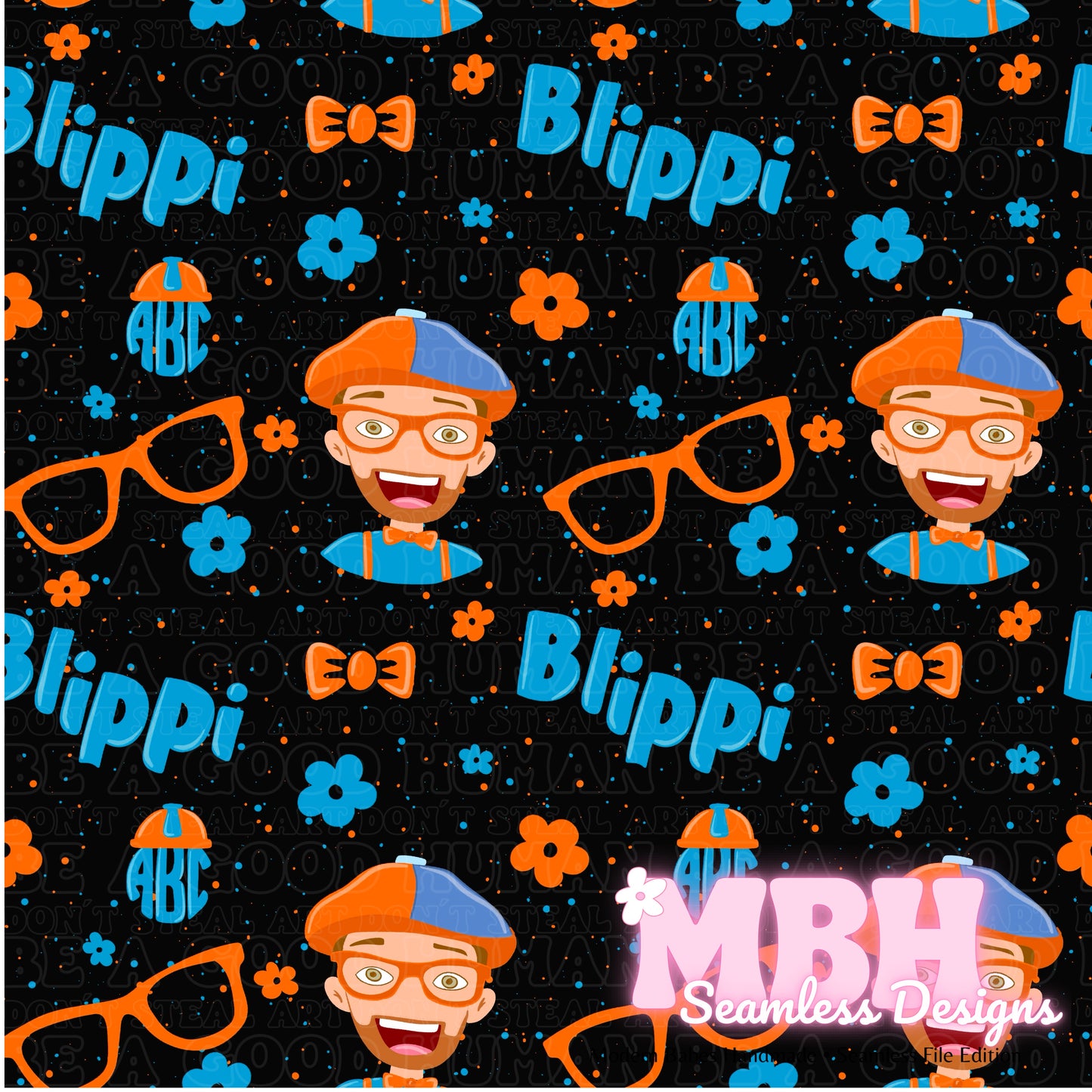 Floral Blippi SPEX Seamless Pattern MULTIPLE COLORWAYS