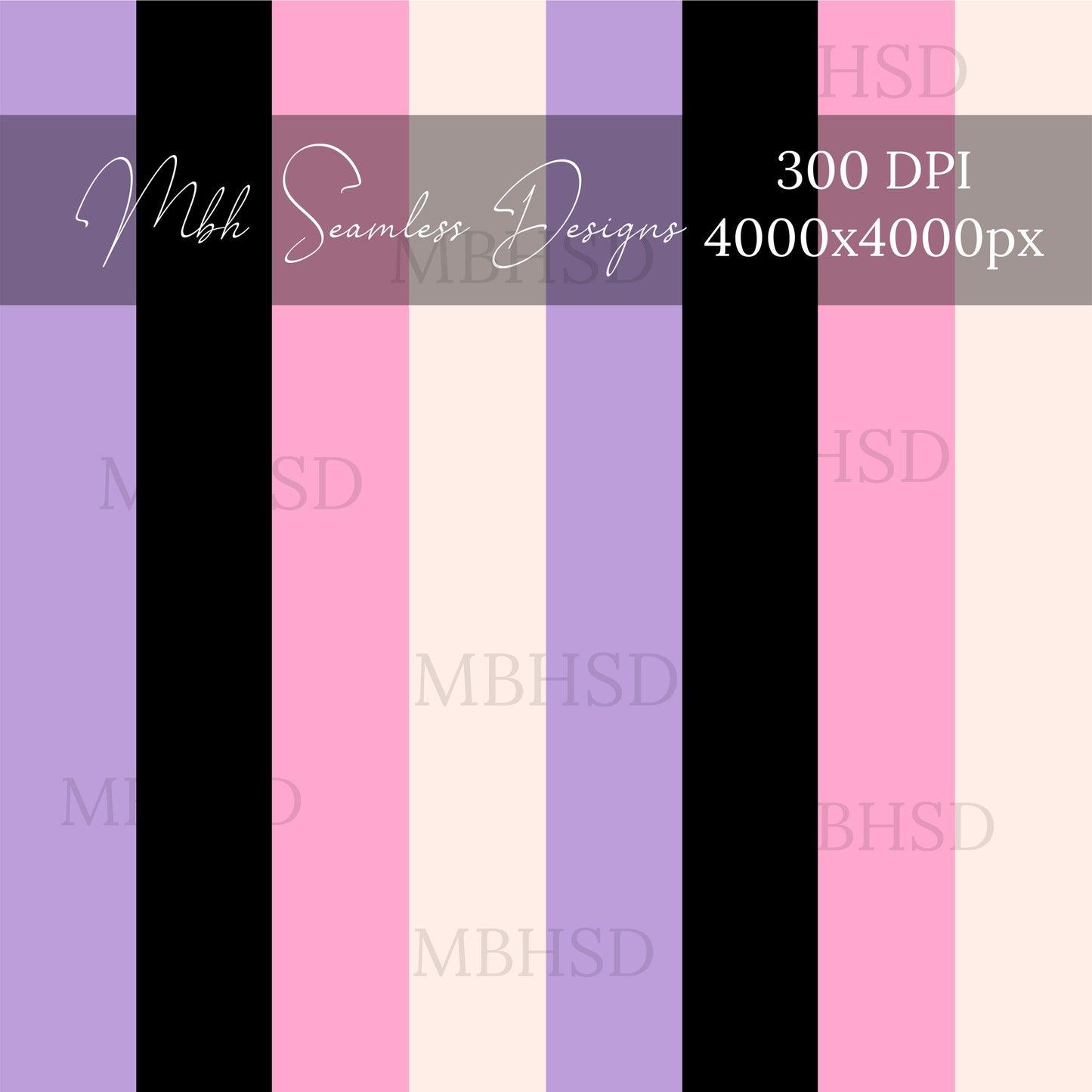 Michael Boho Lavender Pink Floral & COORDINATE Seamless Pattern