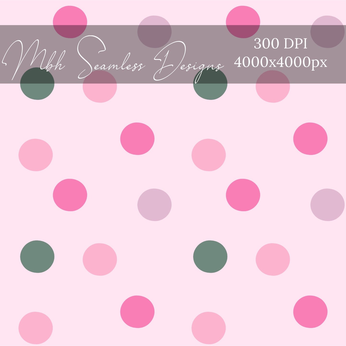 Summer Pink Floral Fields Seamless Pattern