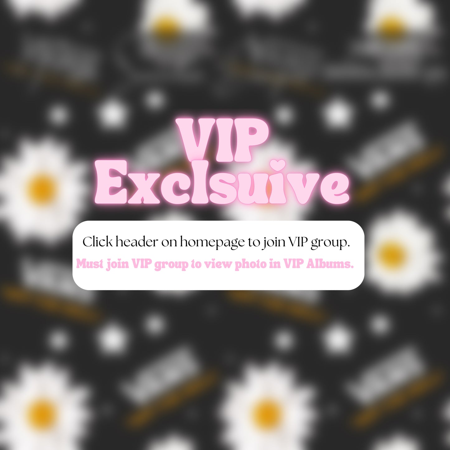 VIP EXCLUSIVE Black Daisy Vans