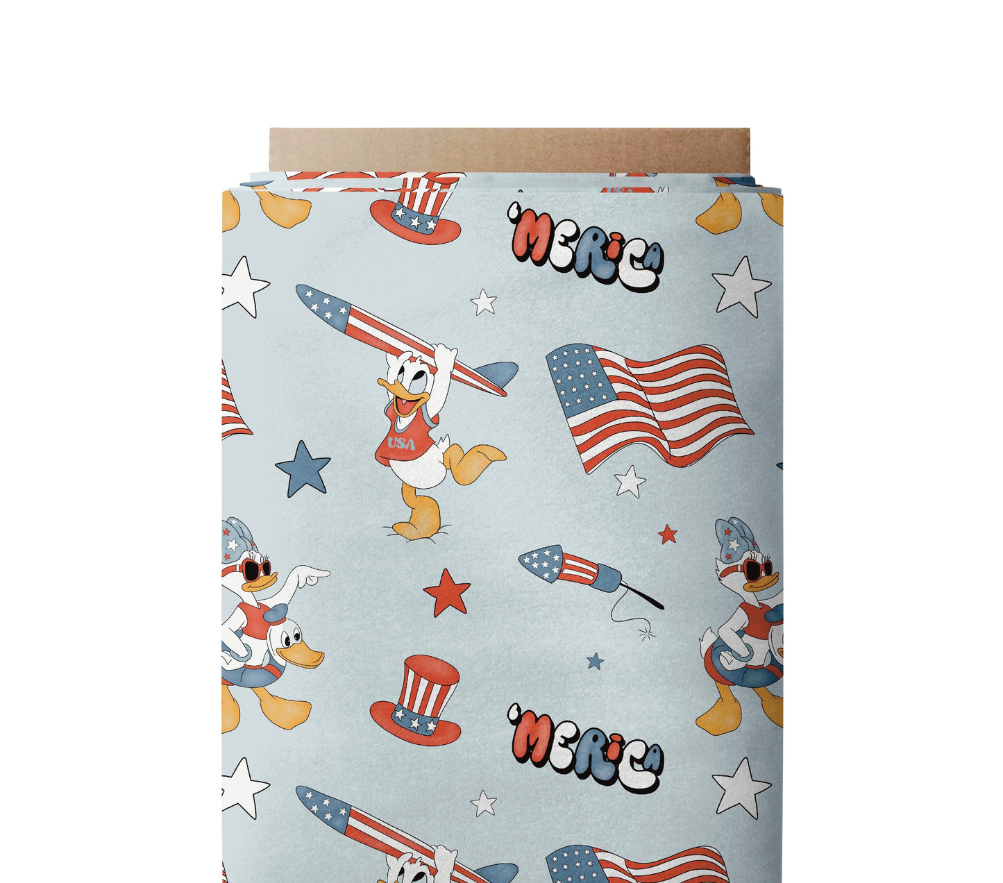Ducks ‘Merica BLUE Seamless Pattern