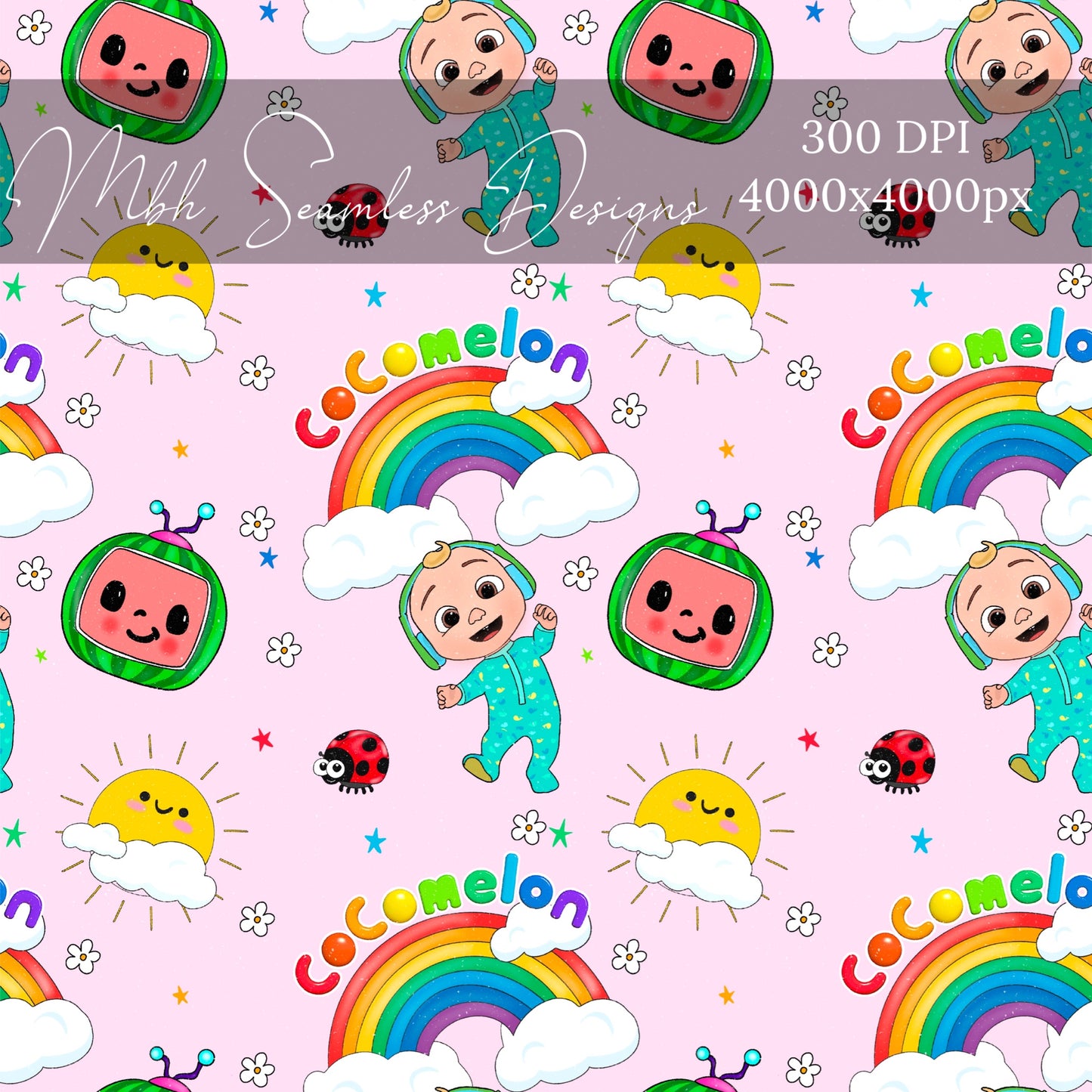 Coco Pink Seamless Pattern
