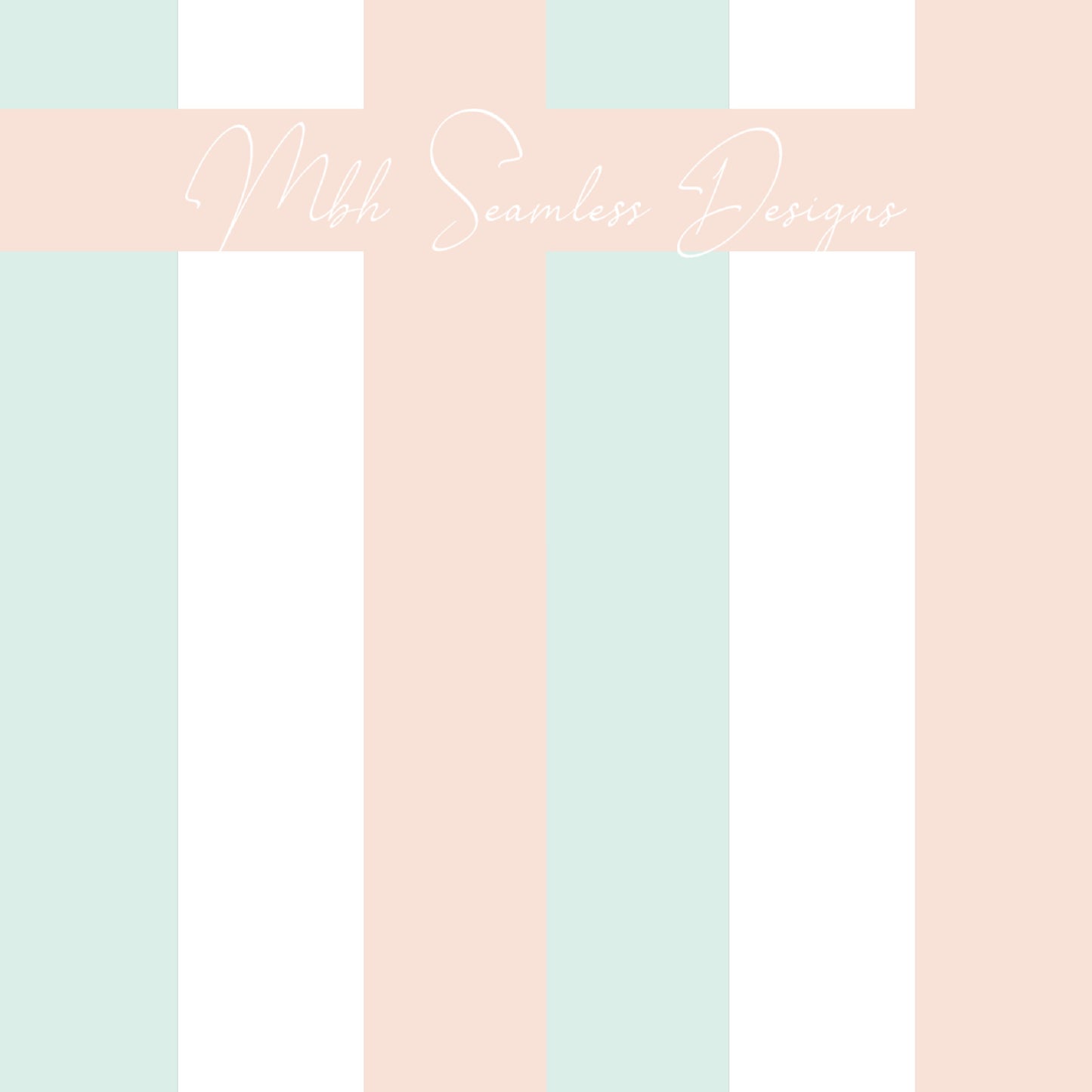 Nirvana Floral STRIPES Seamless Pattern