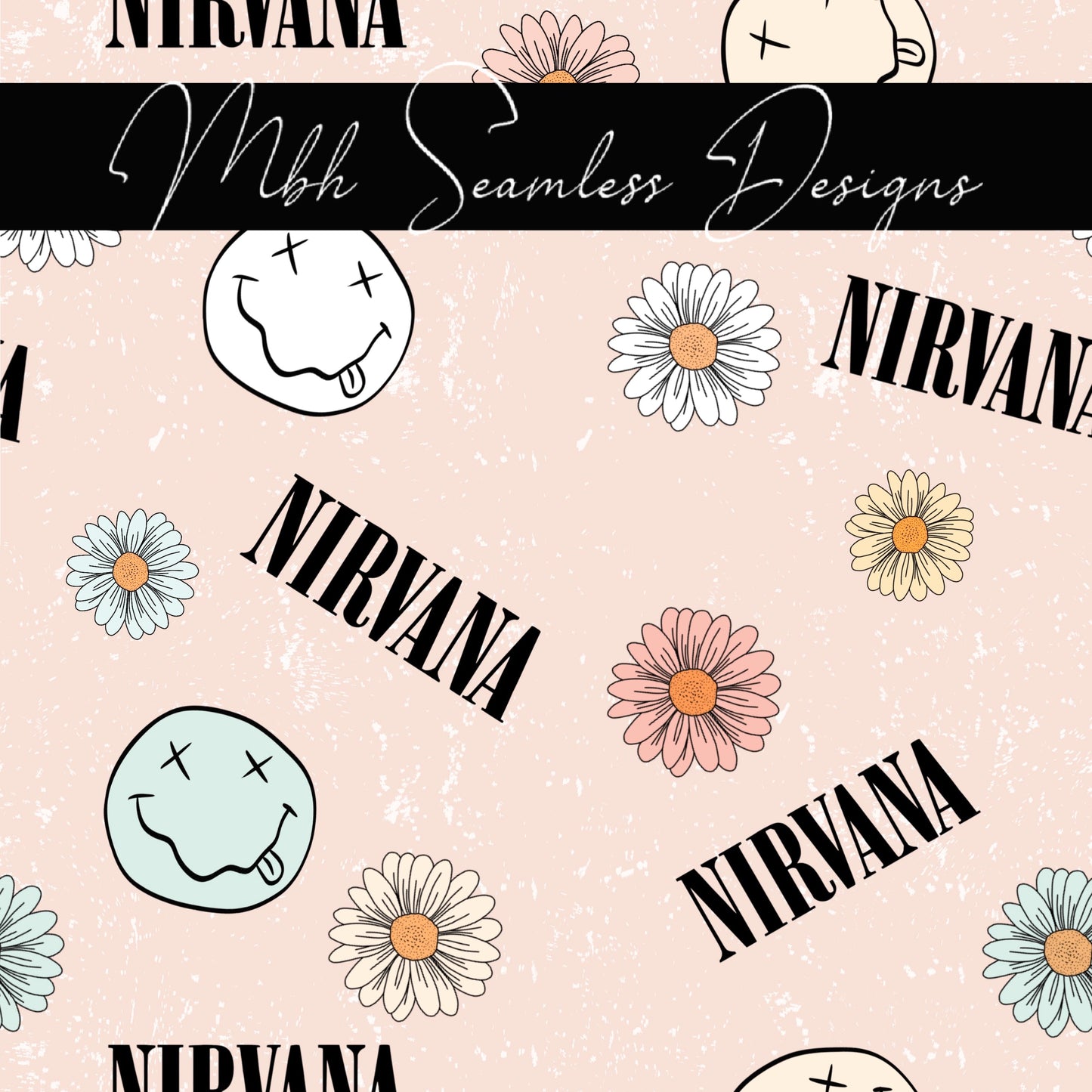 Nirvana Floral Seamless Pattern