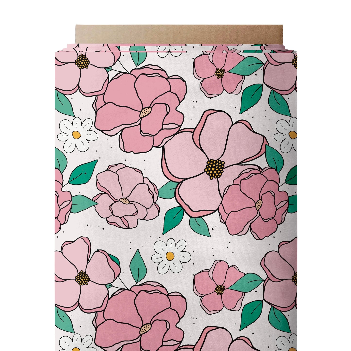Pink Floral Seamless Pattern