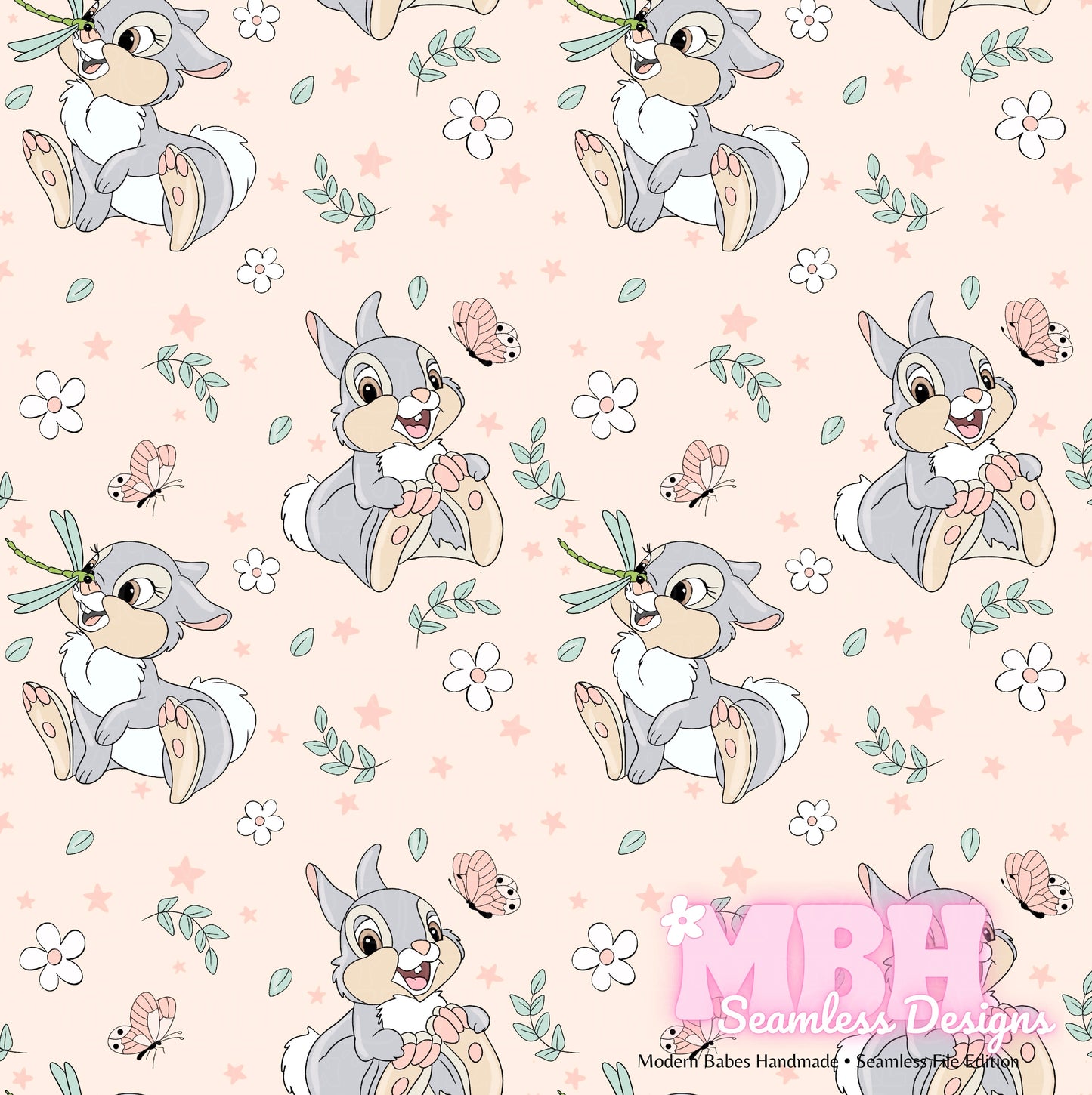 Starry Thumper Seamless Pattern Assorted Colorways