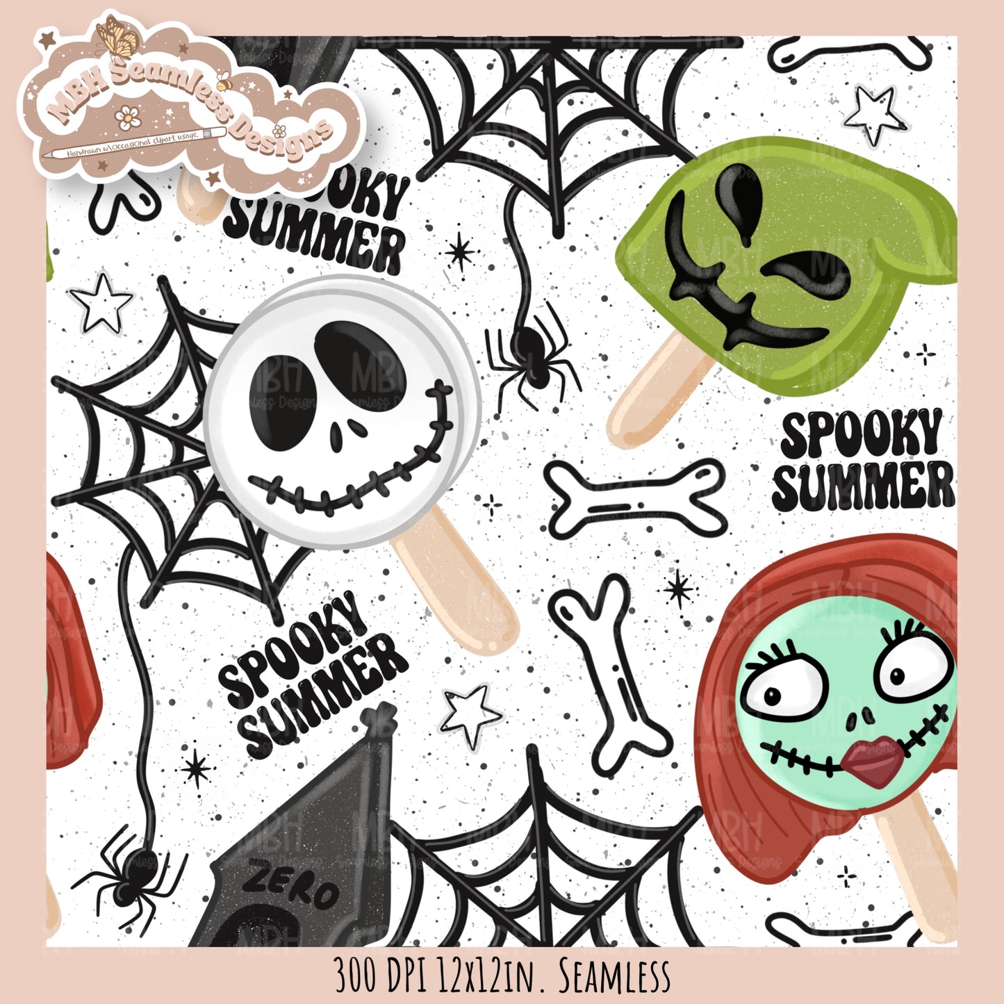 NBC Pops Seamless Pattern // Assorted Colorway Options