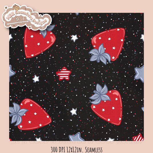 Strawberry Shortcake FOJ Coord Rainbows Seamless Pattern •Multiple Colorways