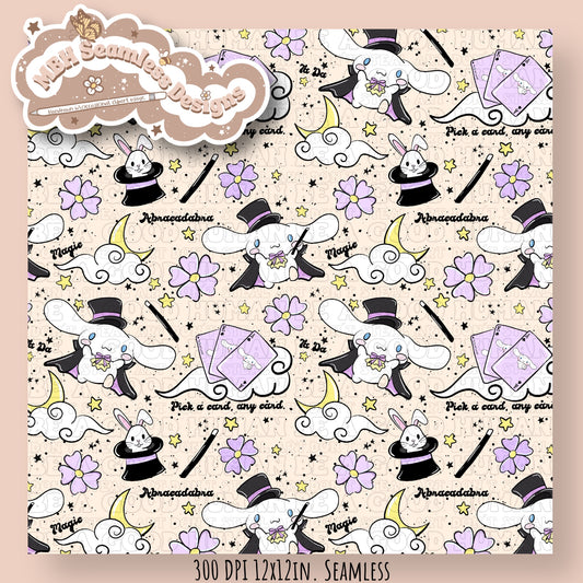 Cinnamoroll Magician Seamless Pattern MULTIPLE COLORWAYS