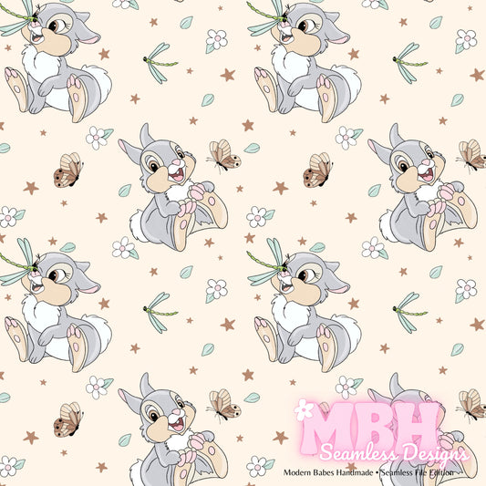 Starry Thumper Floral Seamless Pattern Assorted Colorways