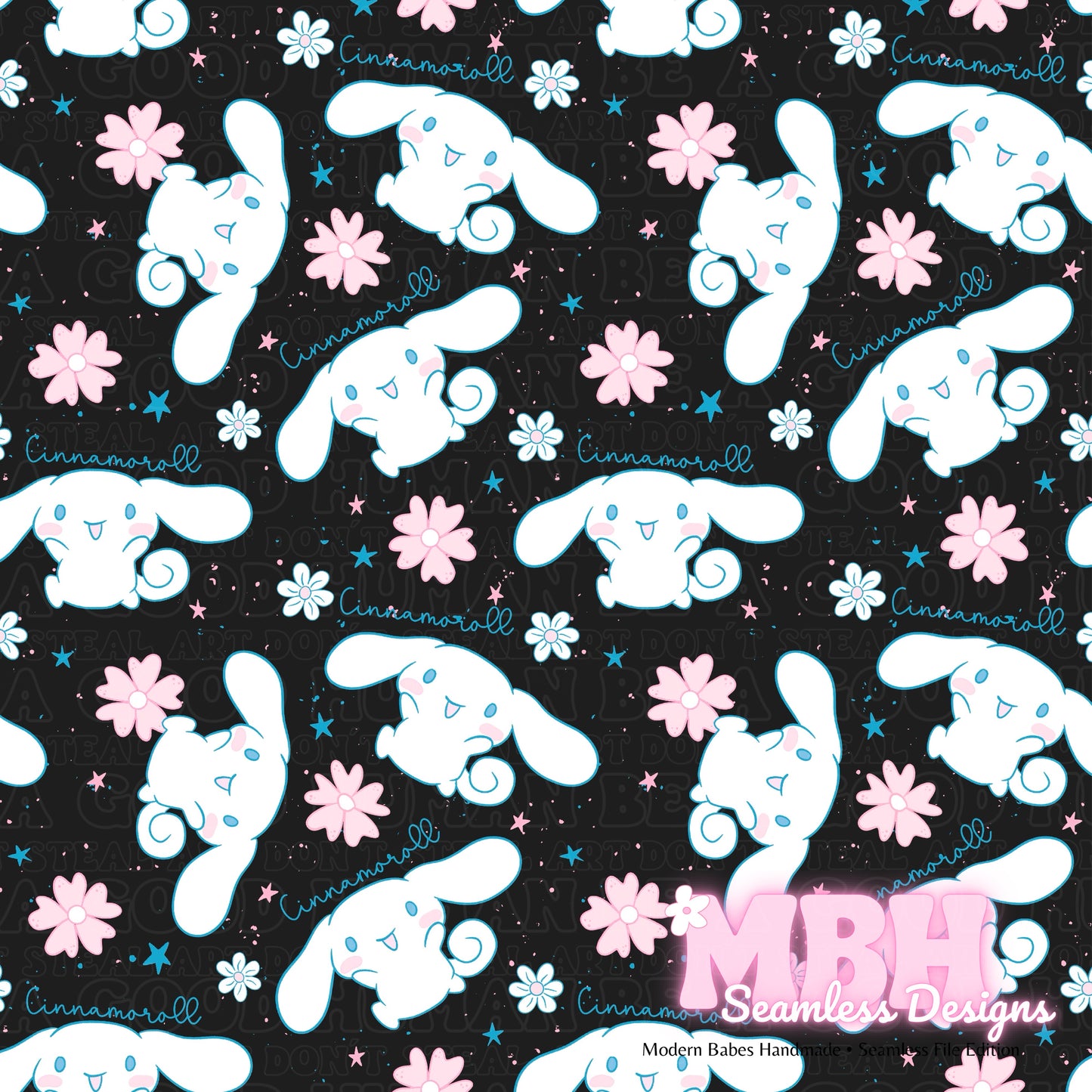 Cinnamoroll Seamless 2 Colorways Seamless Pattern