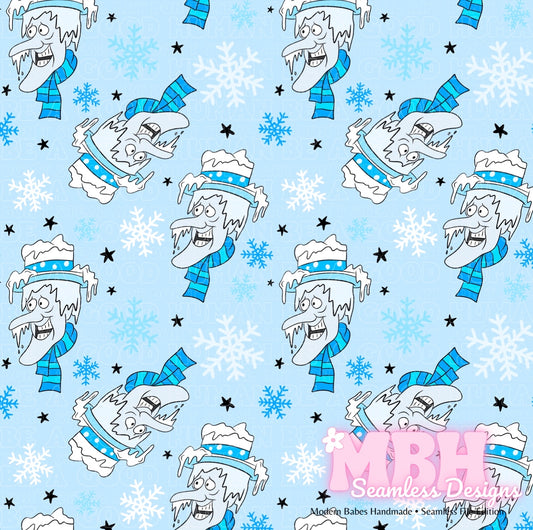 Snow Miser Seamless Pattern