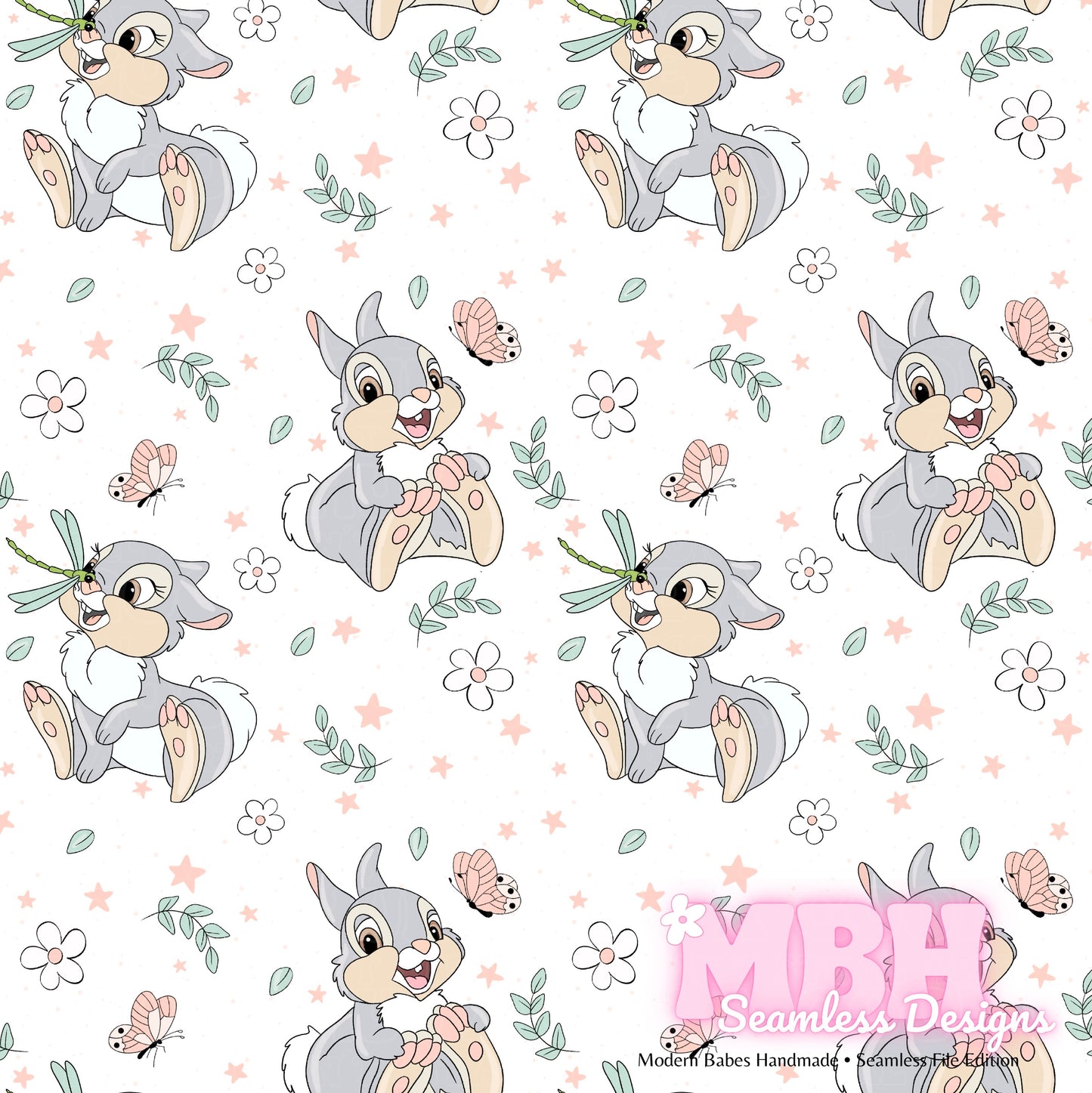 Starry Thumper Seamless Pattern Assorted Colorways