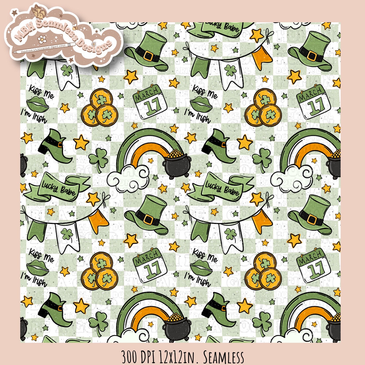 St. Patty’s Day Assorted Colorways Seamless Pattern