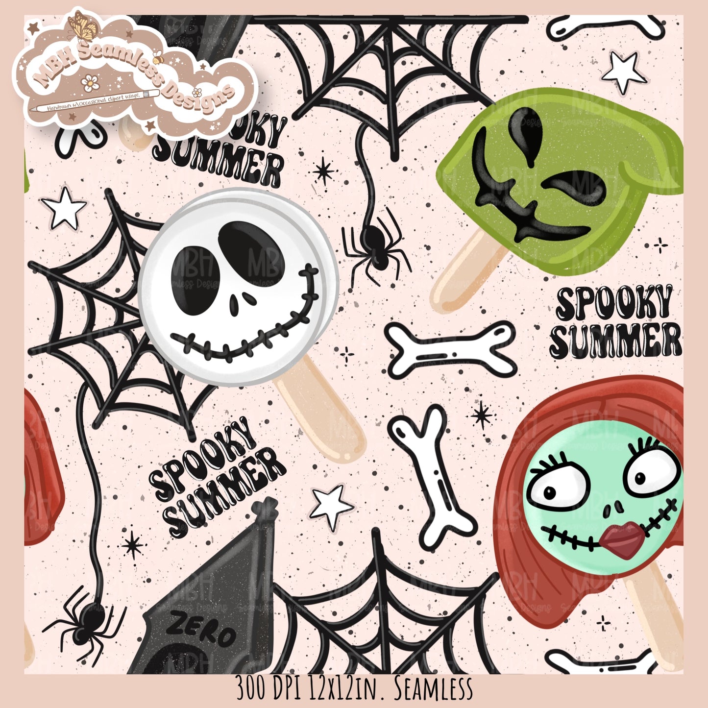 NBC Pops Seamless Pattern // Assorted Colorway Options