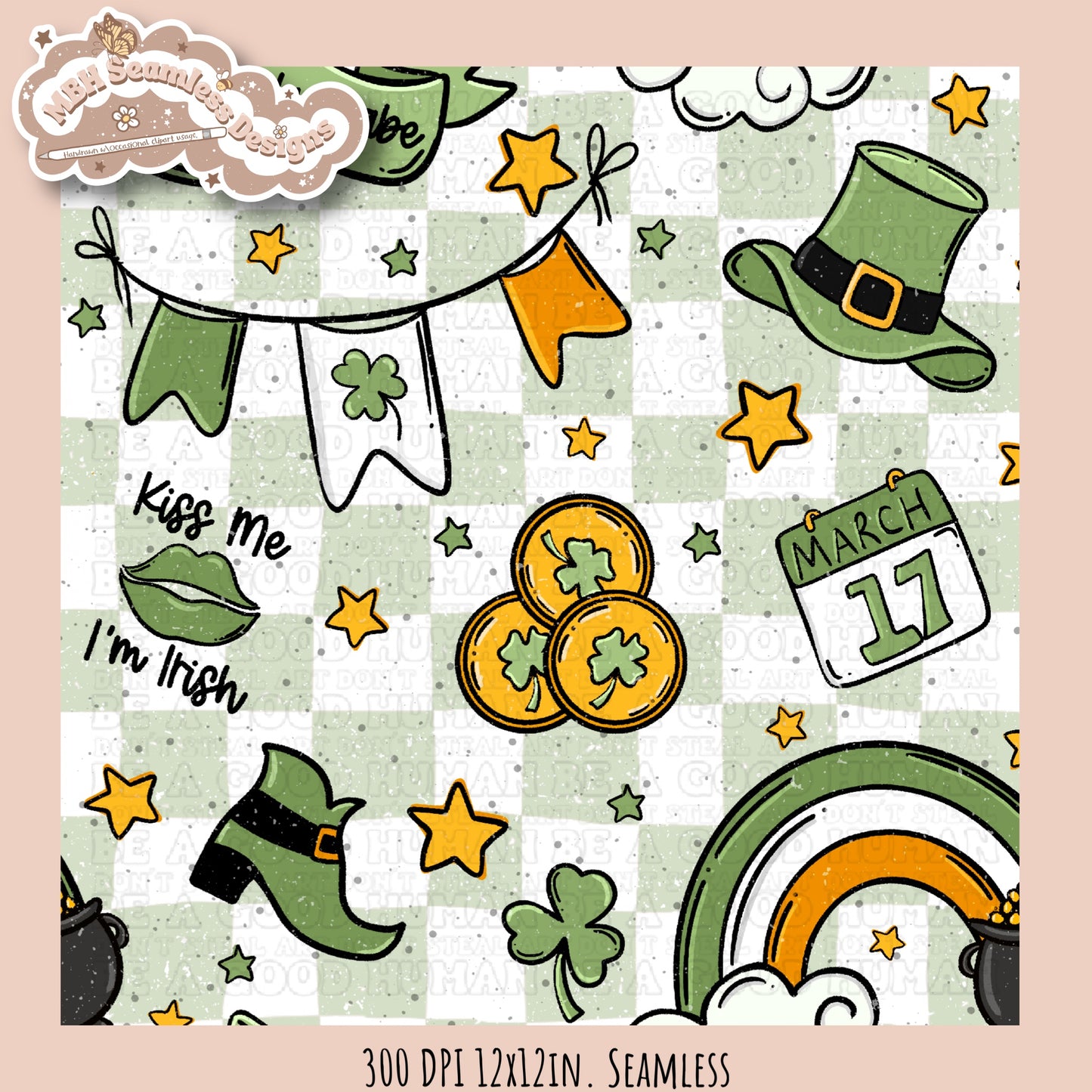 St. Patty’s Day Assorted Colorways Seamless Pattern