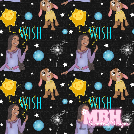 Asha Wish Assorted Colorways Seamless Pattern