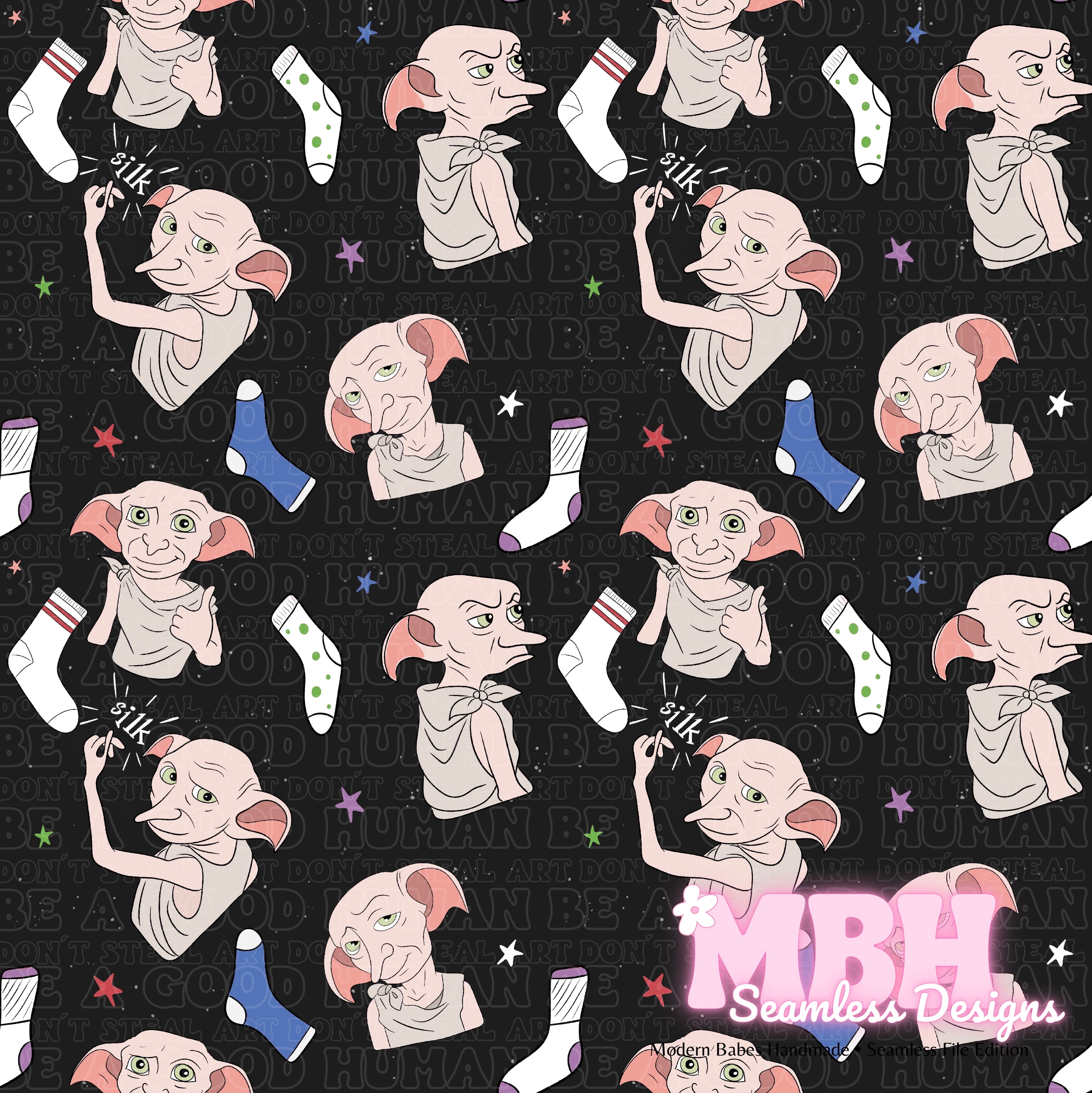 Simple Dobby Design Starry Dobby Seamless Pattern – MBH Seamless Designs