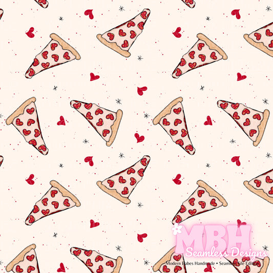 Pizza Slices Assorted Colorways Seamless Pattern