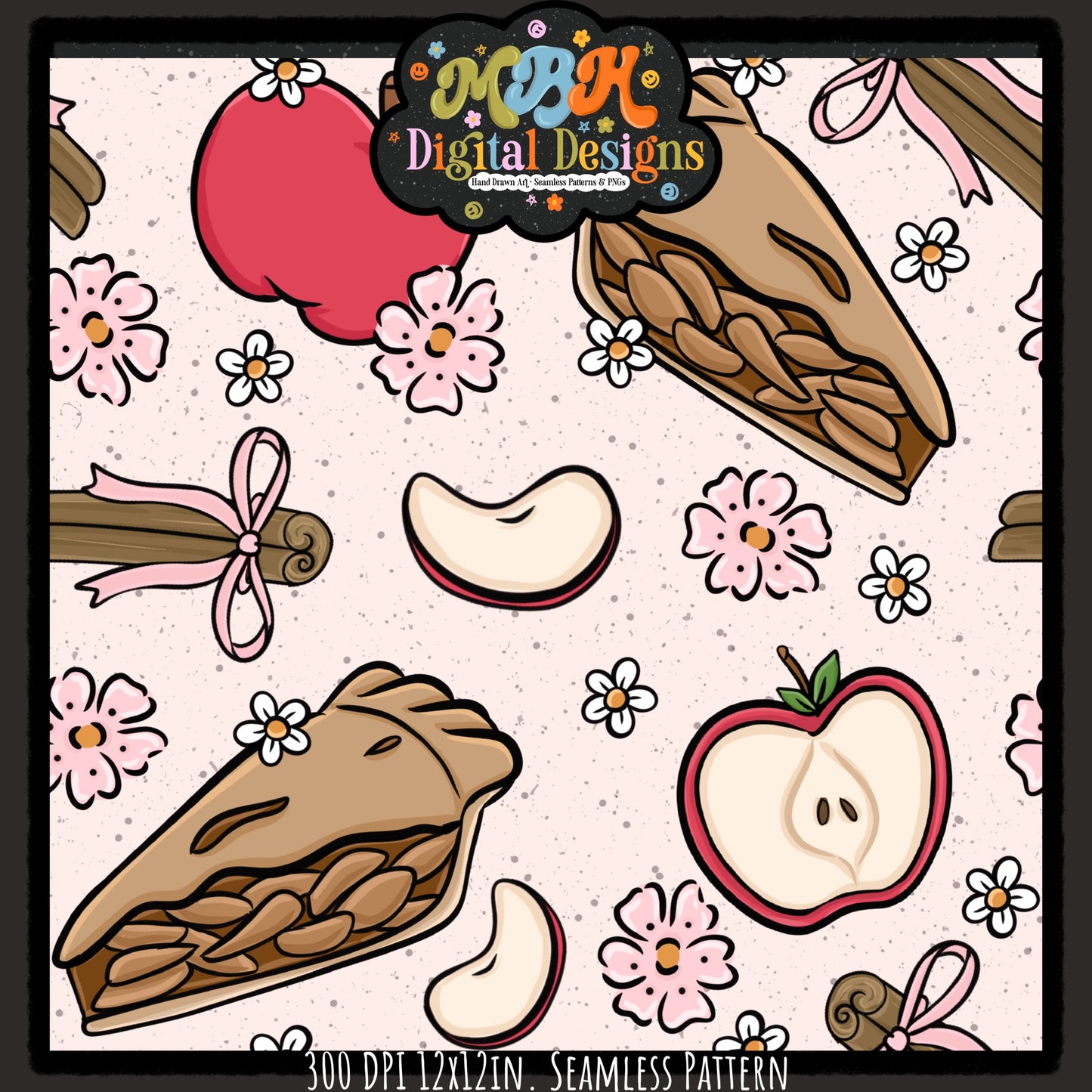 Coquette Apple Pie Seamless MULTIPLE COLORWAYS