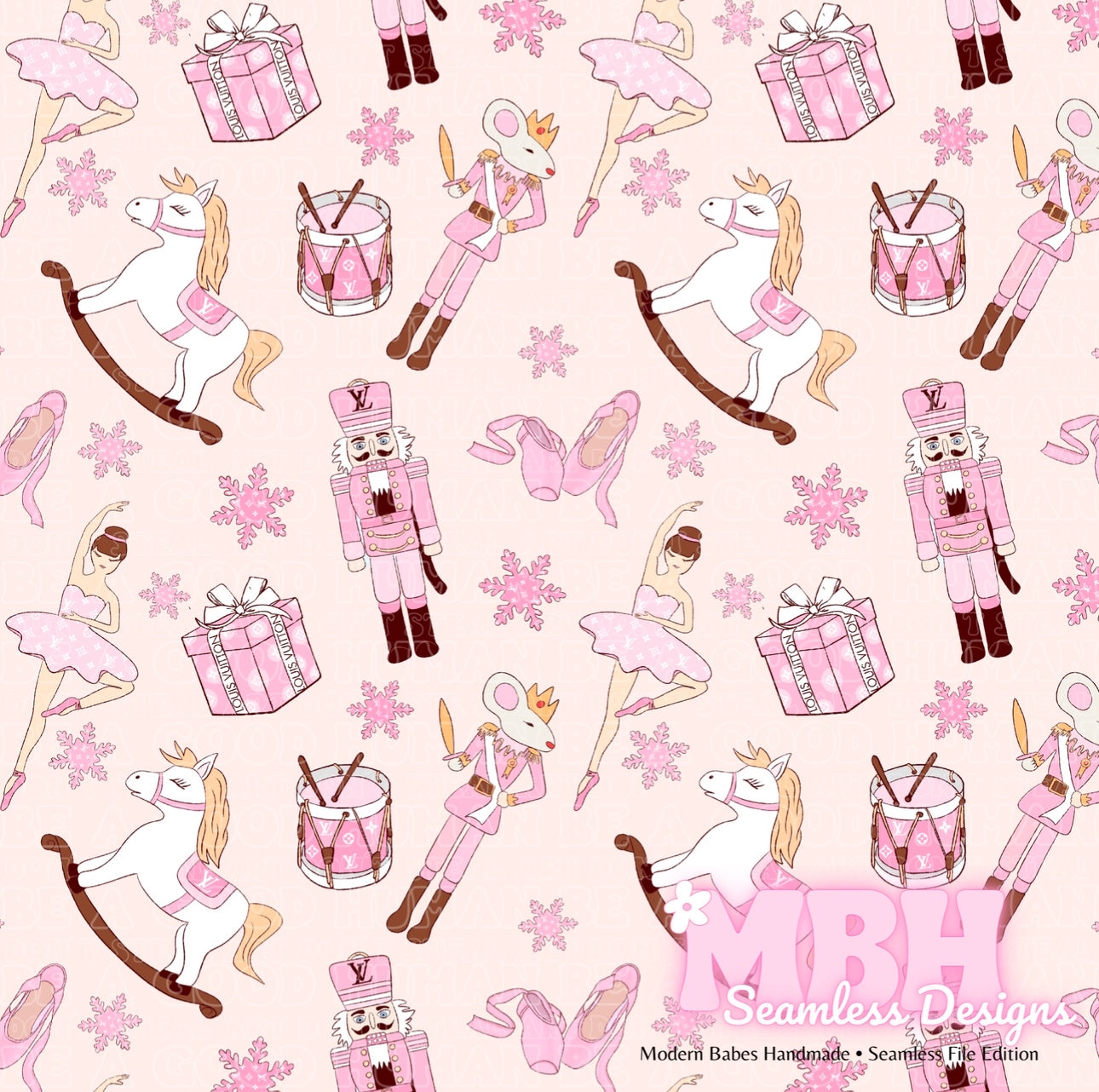 Nutcracker BOUJEE Seamless Pattern – MBH Seamless Designs