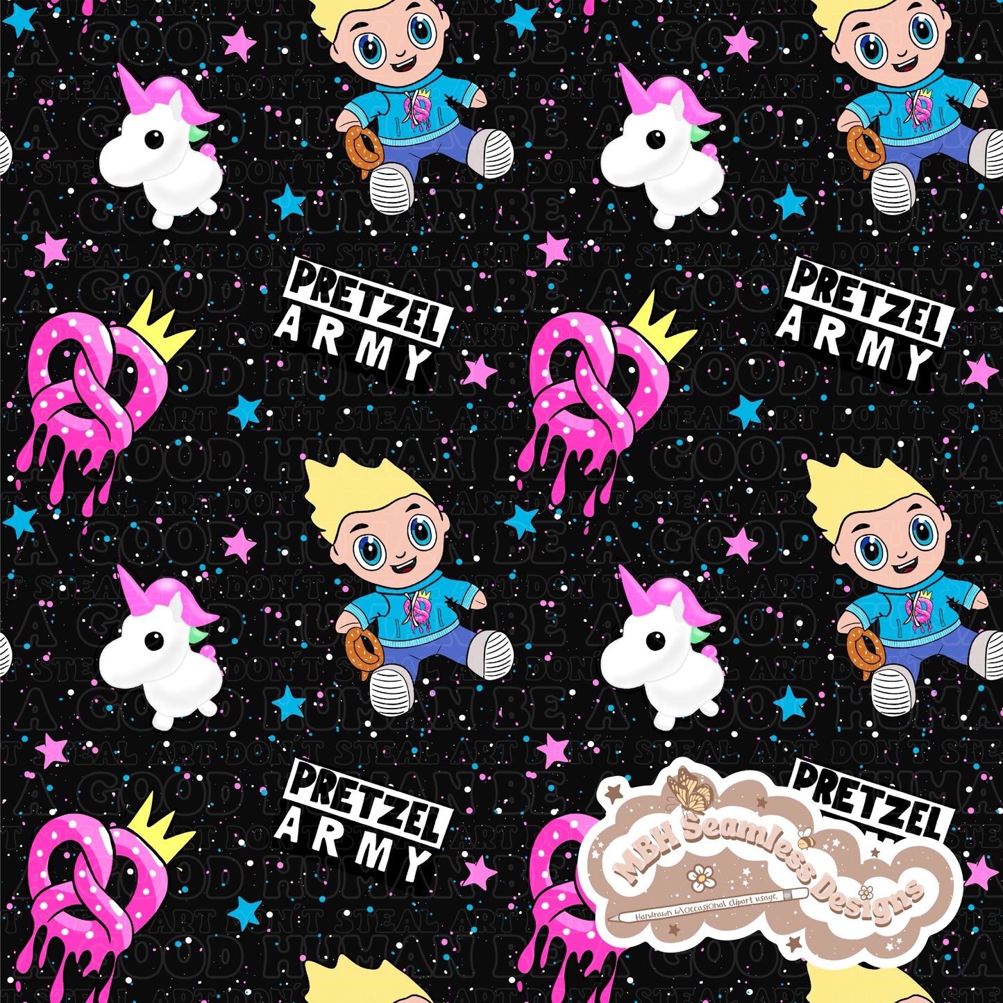 Prezley YouTuber SPEX Seamless Pattern & PNG MULTIPLE COLORWAYS