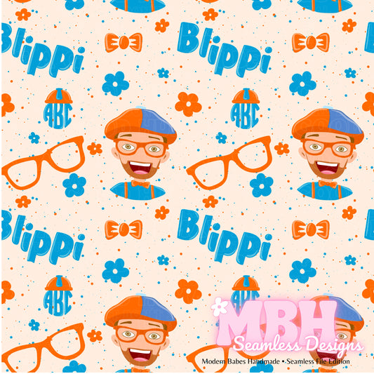 Floral Blippi SPEX Seamless Pattern MULTIPLE COLORWAYS