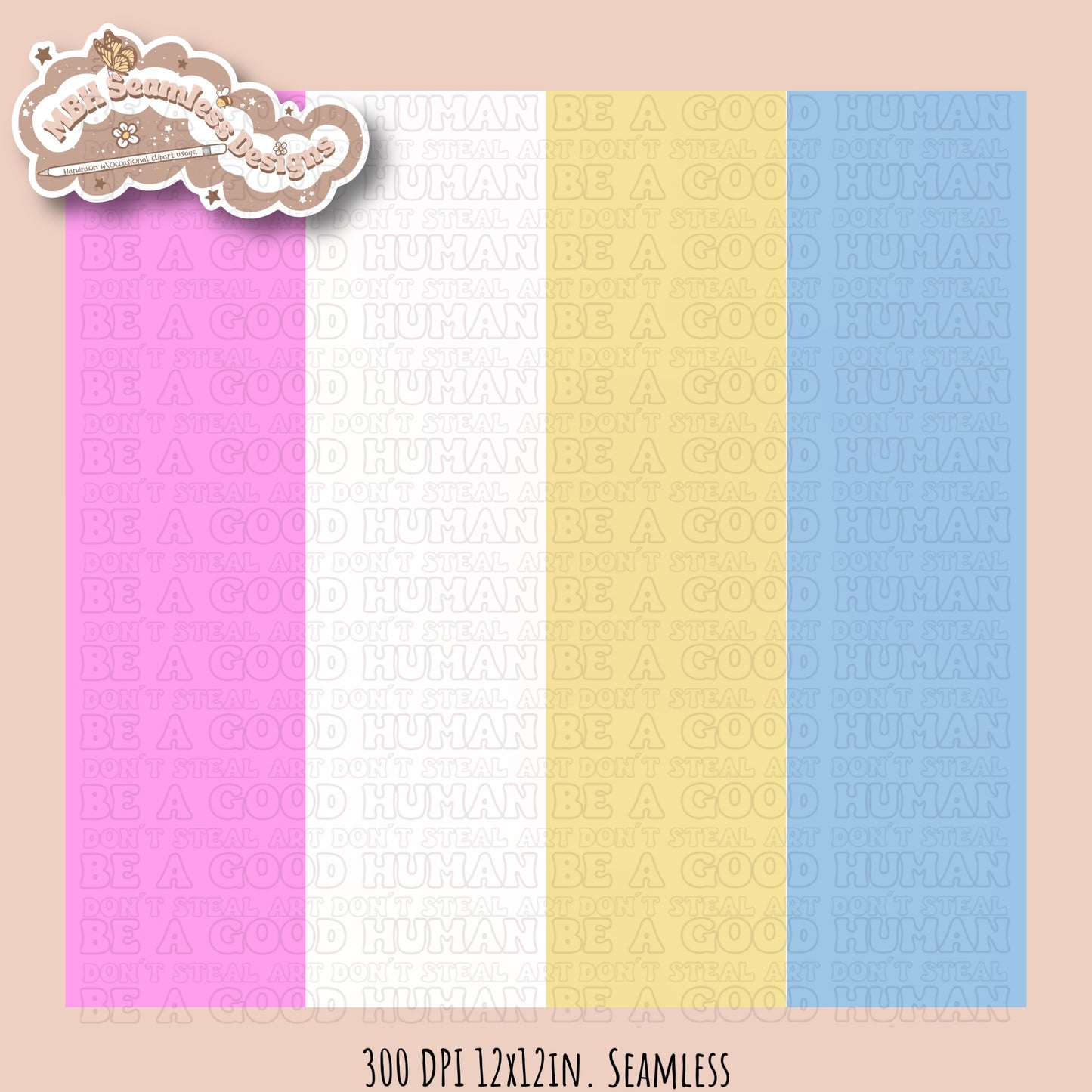 Lilo Stitch Summer Floral Seamless Pattern & PNG MULTIPLE COLORWAY OPTIONS