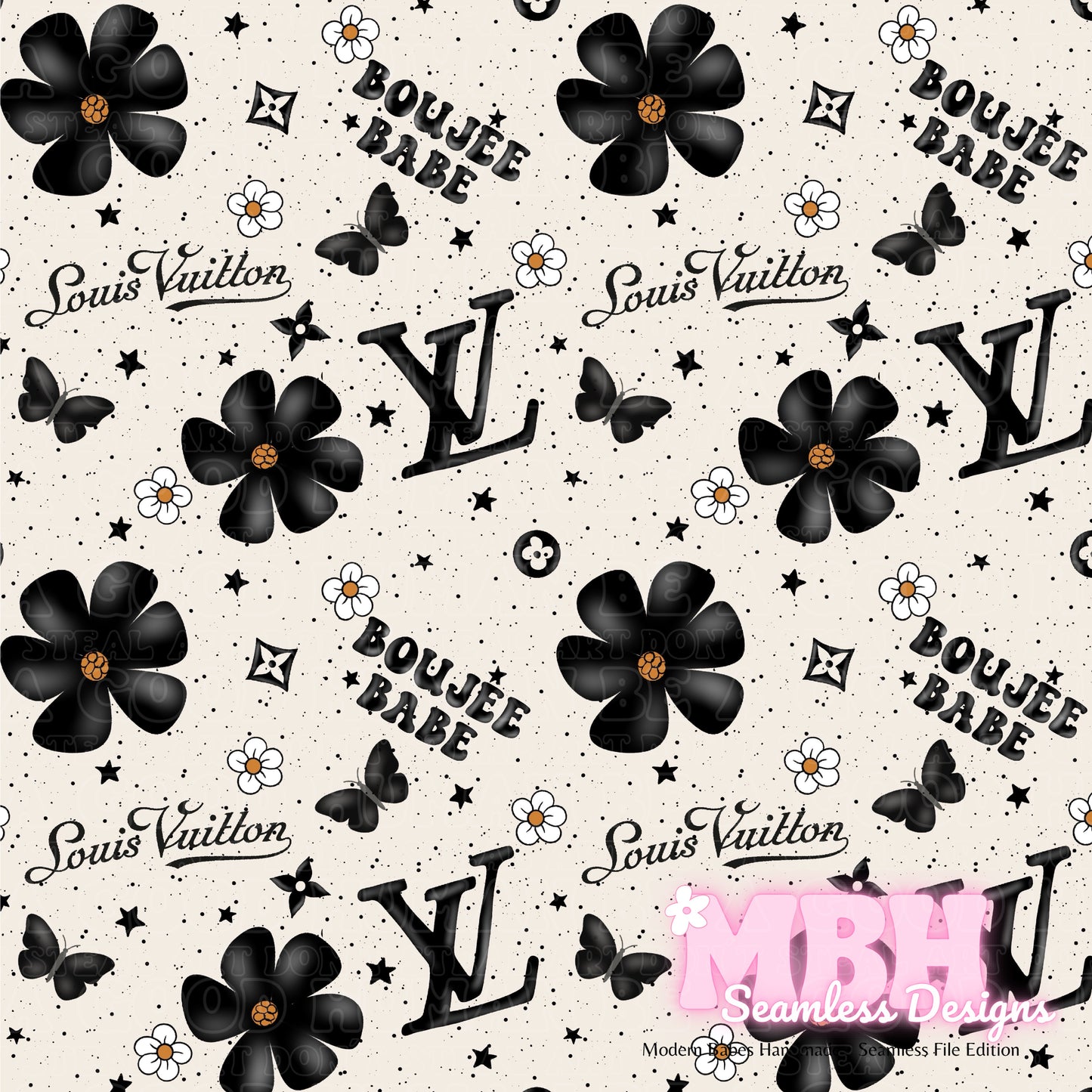 Boujee Midnight Floral Seamless Pattern MULTIPLE COLORWAYS