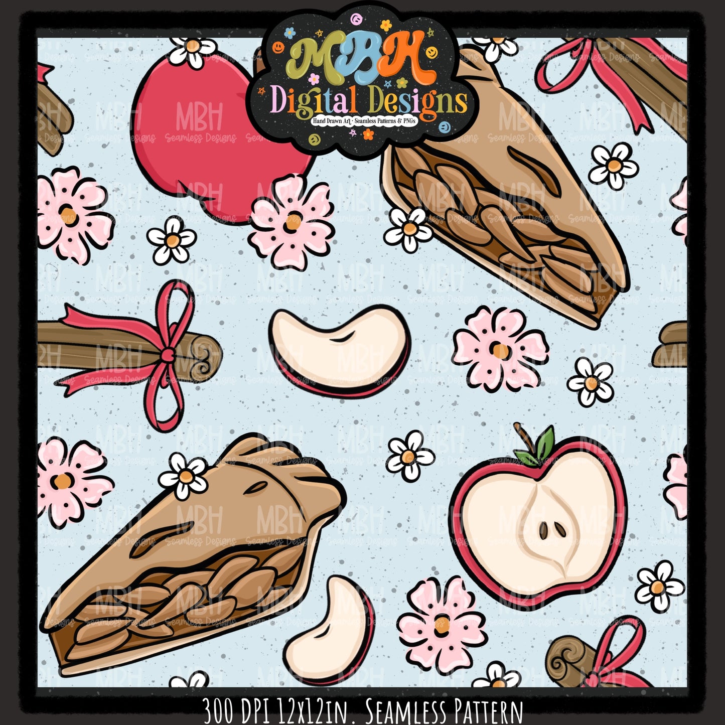 Coquette Apple Pie Seamless MULTIPLE COLORWAYS