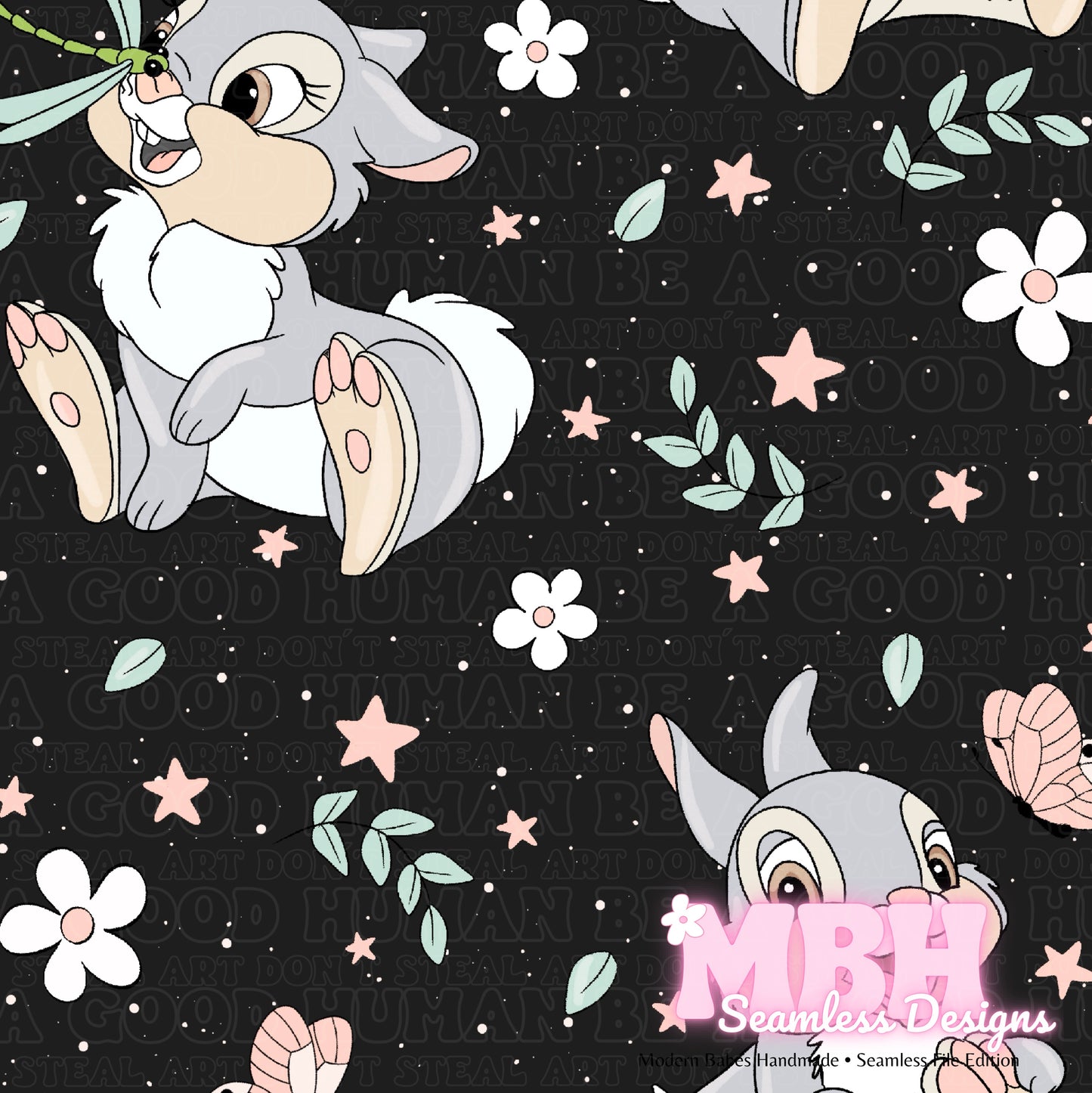 Starry Thumper Seamless Pattern Assorted Colorways