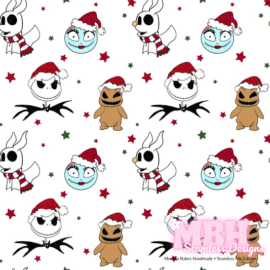 Christmas NBC ASSORTED COLORS Seamless Pattern