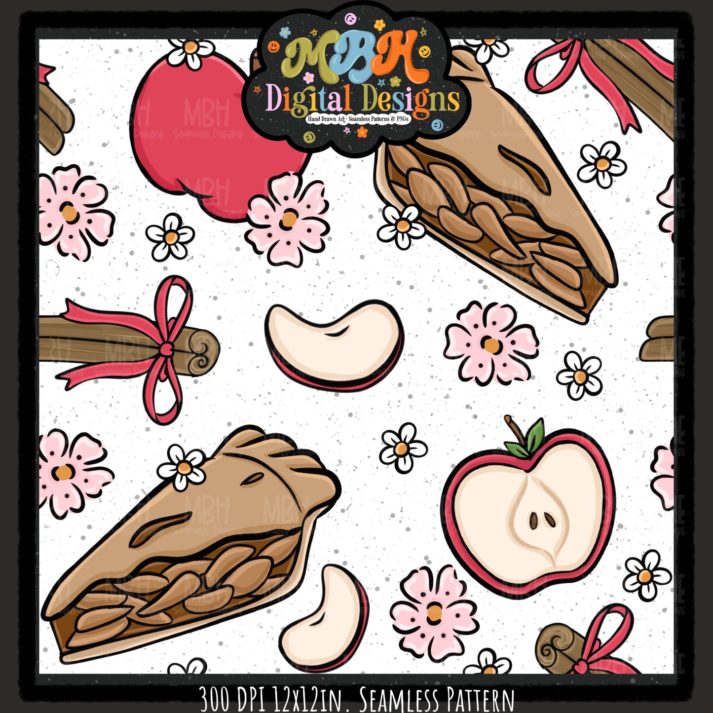 Coquette Apple Pie Seamless MULTIPLE COLORWAYS