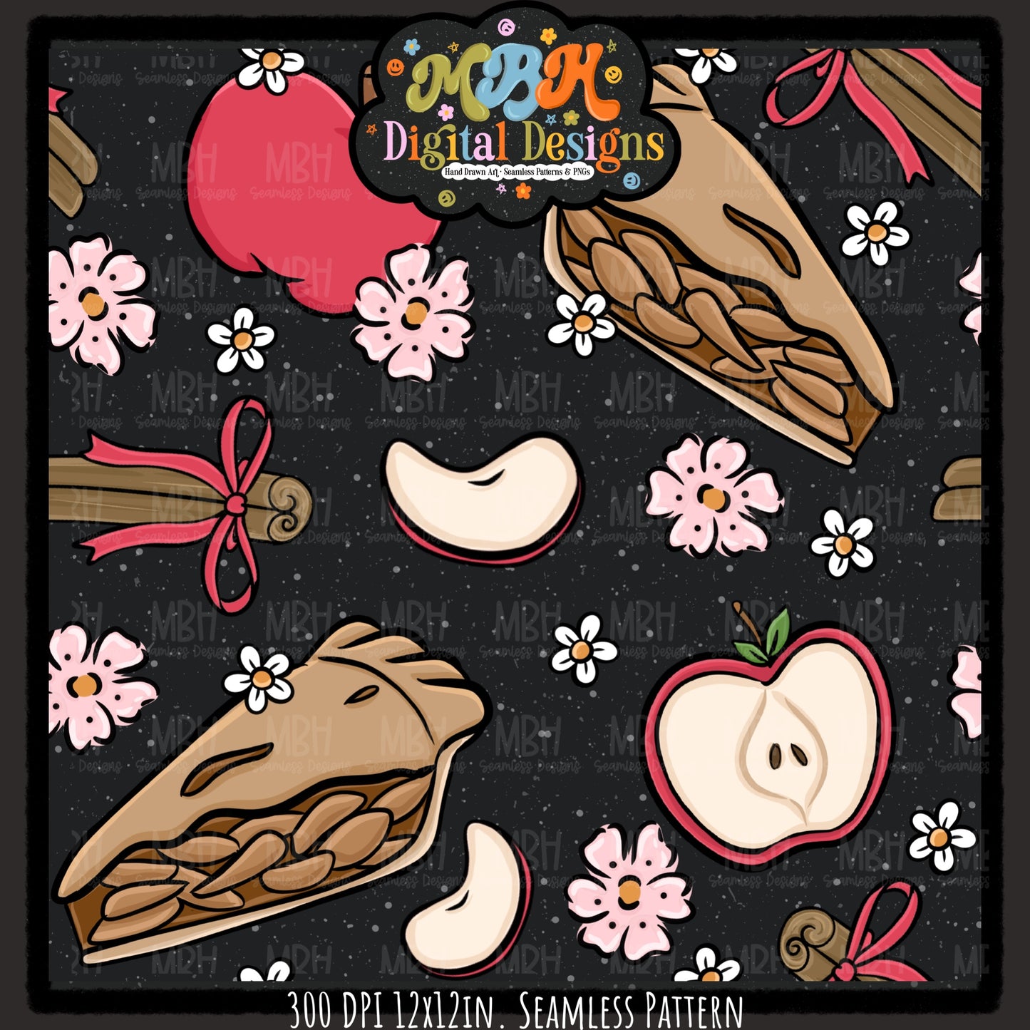Coquette Apple Pie Seamless MULTIPLE COLORWAYS