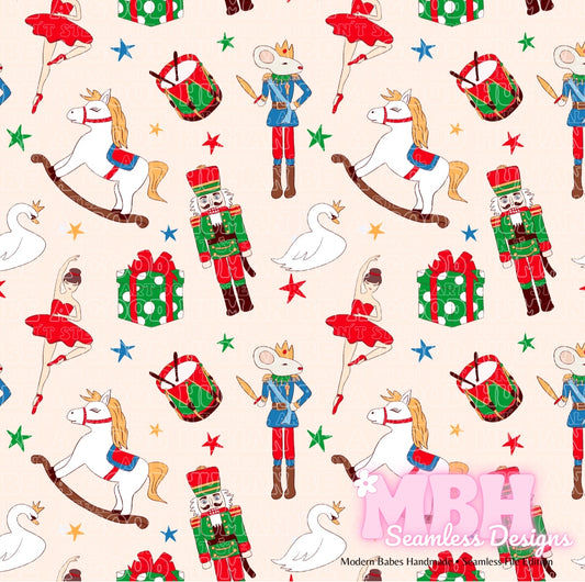 Nutcracker Seamless Pattern