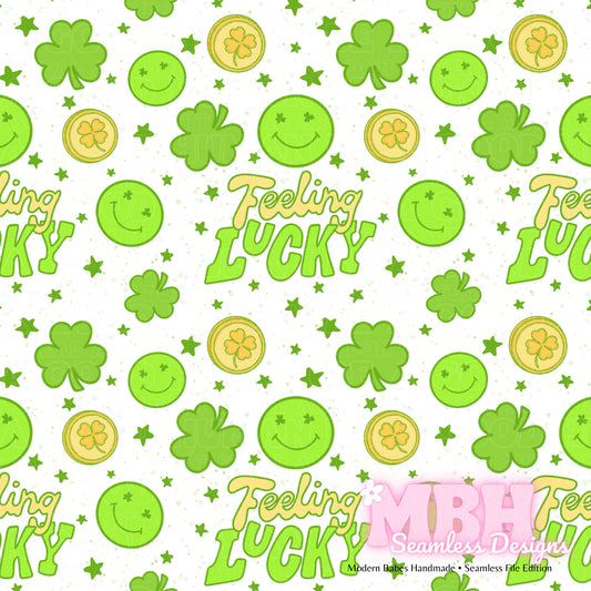 Feeling Lucky Assorted Colorways Seamless Pattern